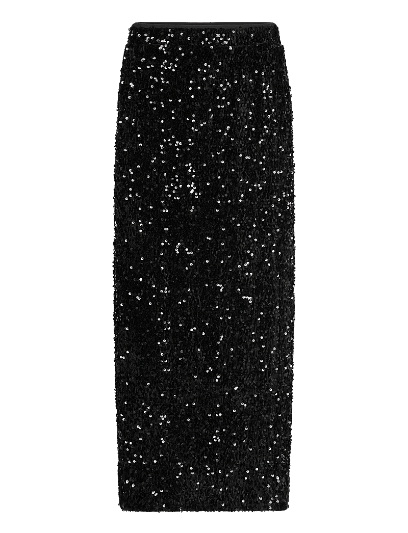 NORR - Milan skirt - pailletten-röcke - black - 0
