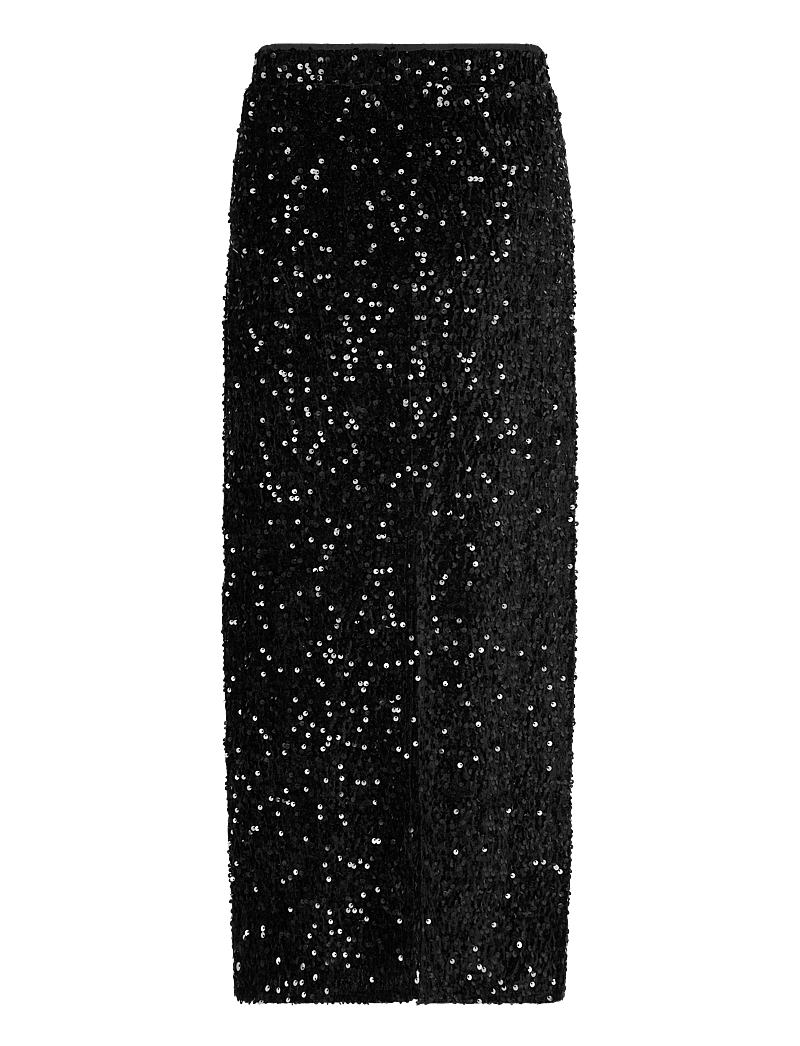 NORR - Milan skirt - pailletten-röcke - black - 1