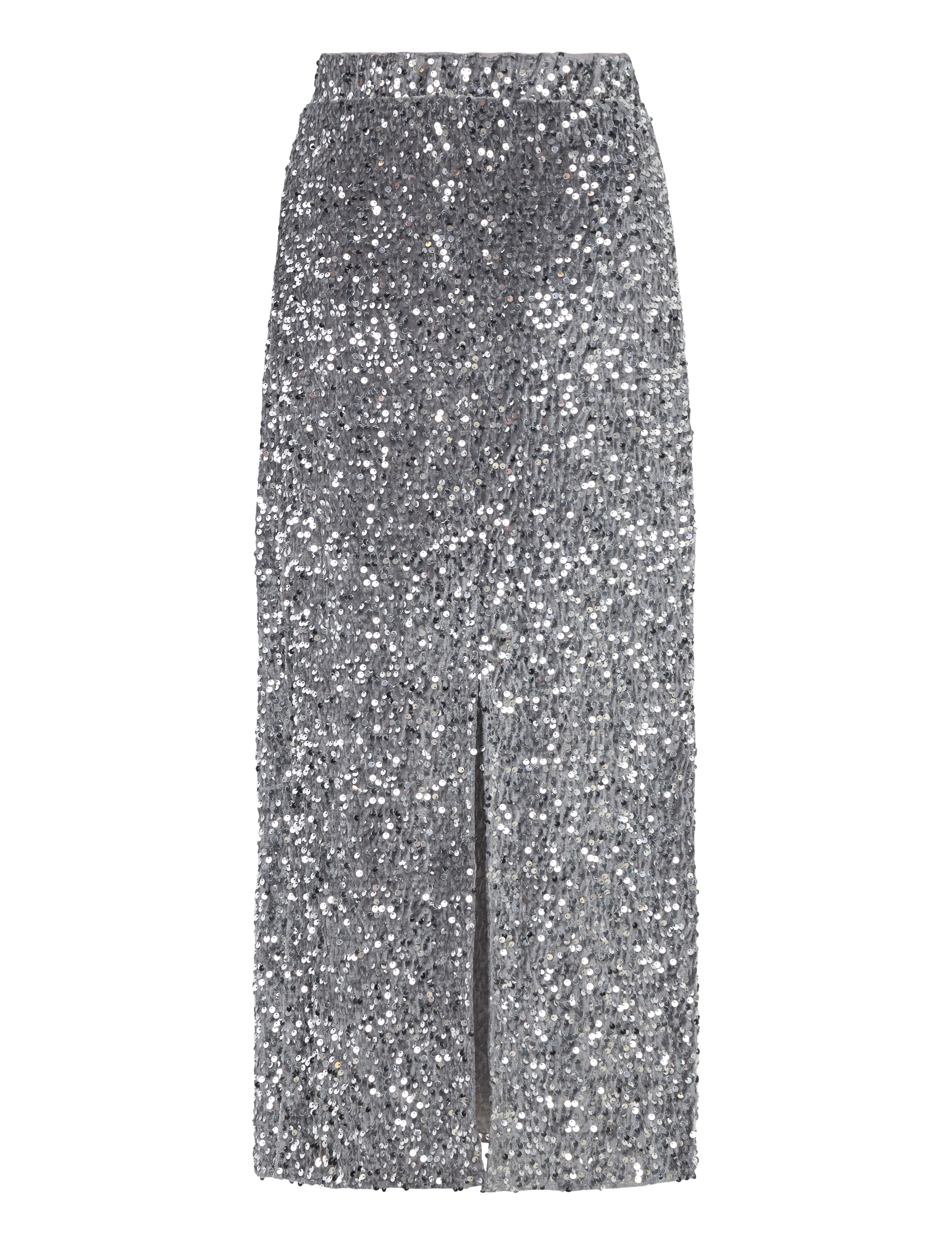 NORR - Milan skirt - maxi nederdele - silver - 1