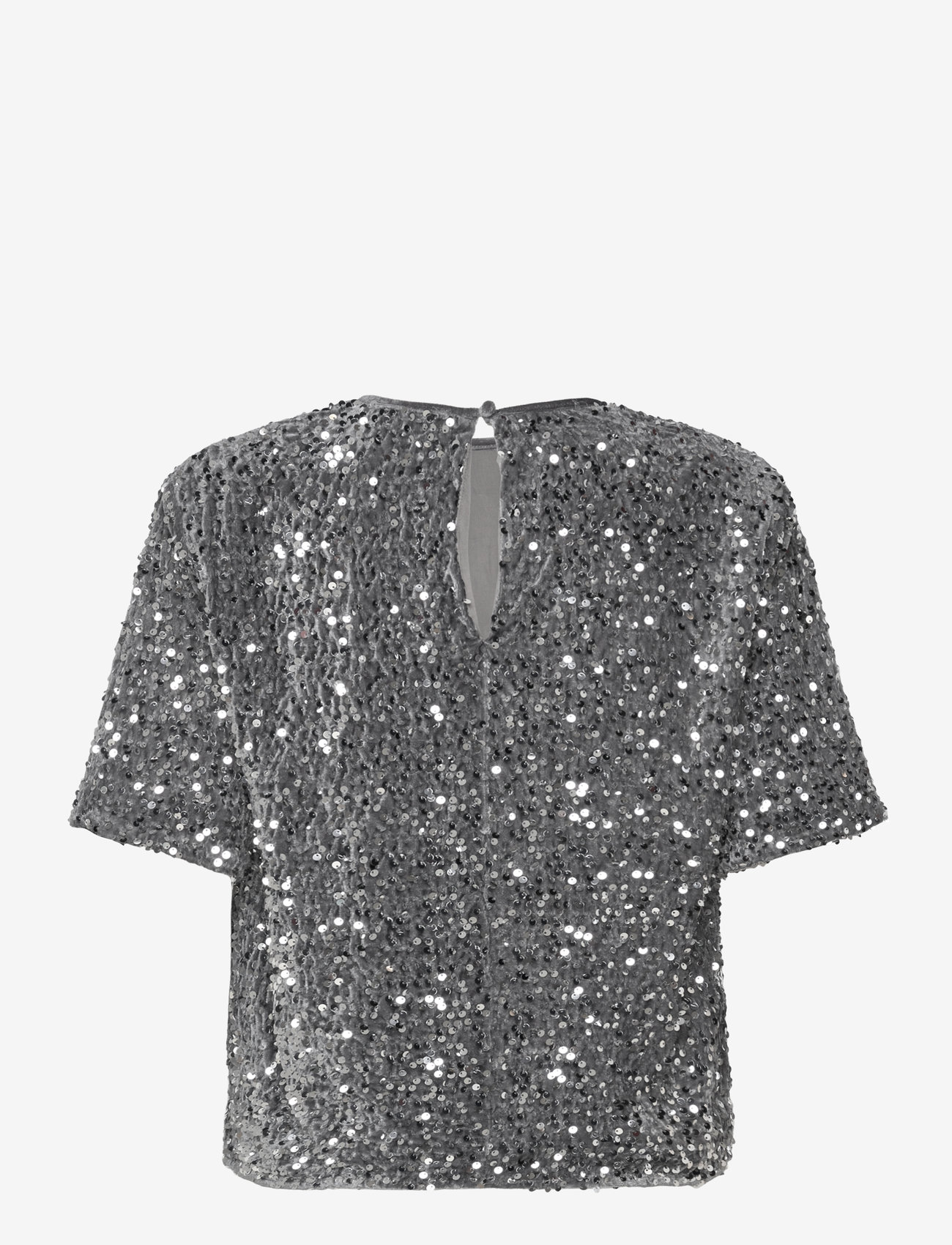 NORR - Milan tee - herbstliche kleidung - silver - 1