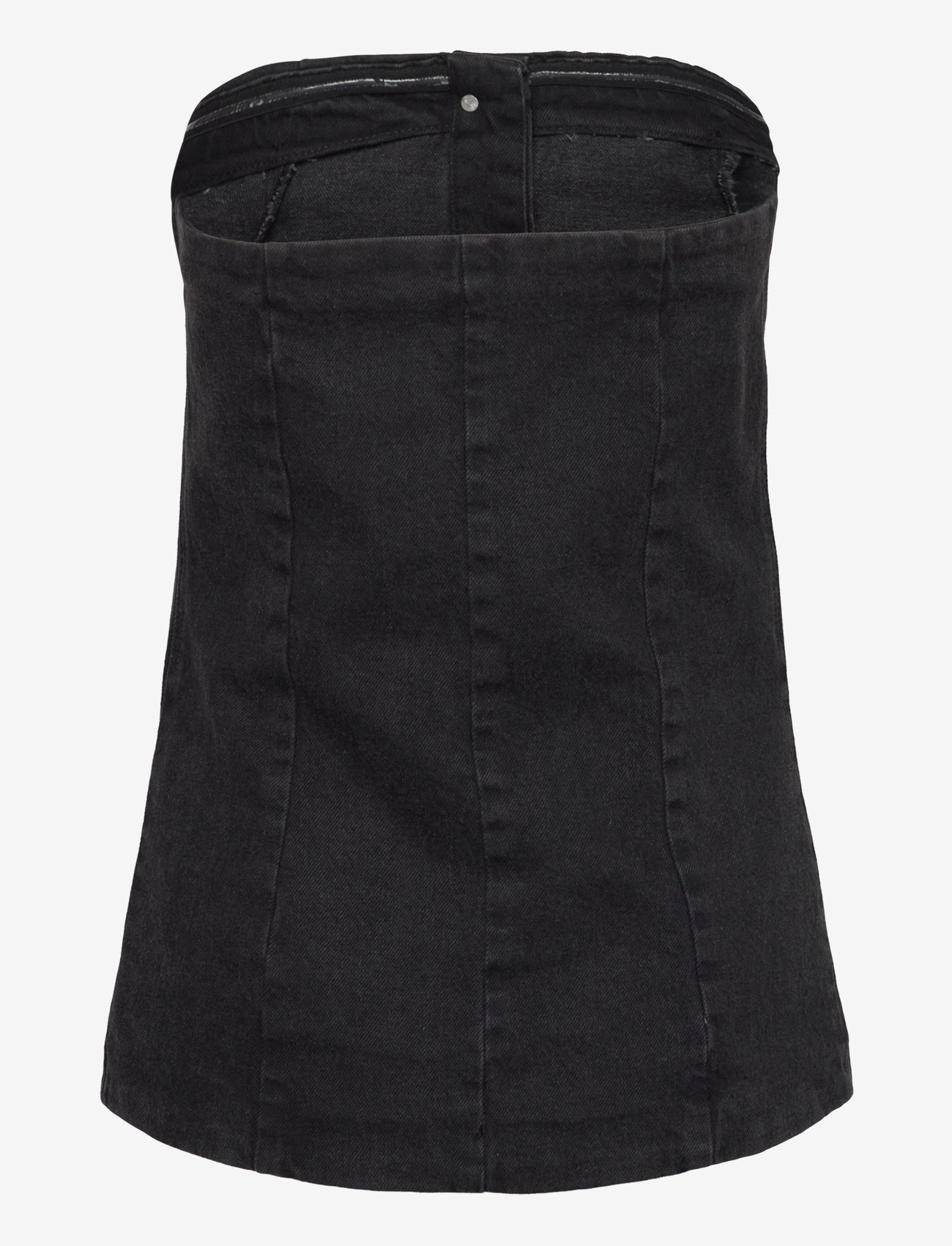 NORR - Ninni long tube top - Ärmlösa blusar - black washed - 1