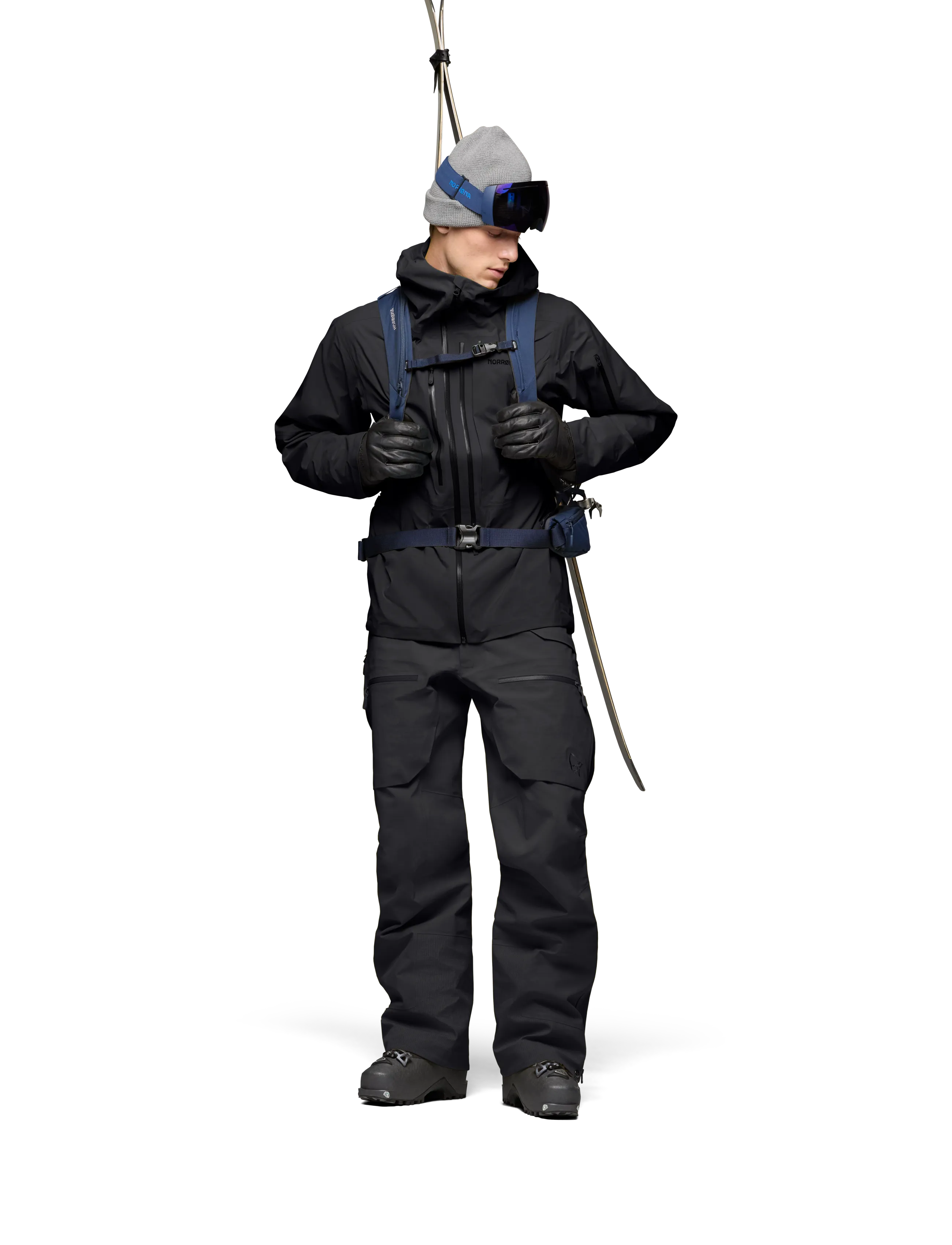 Norrøna - lofoten Gore-Tex Pro Jacket M's - skijacken - caviar black - 4