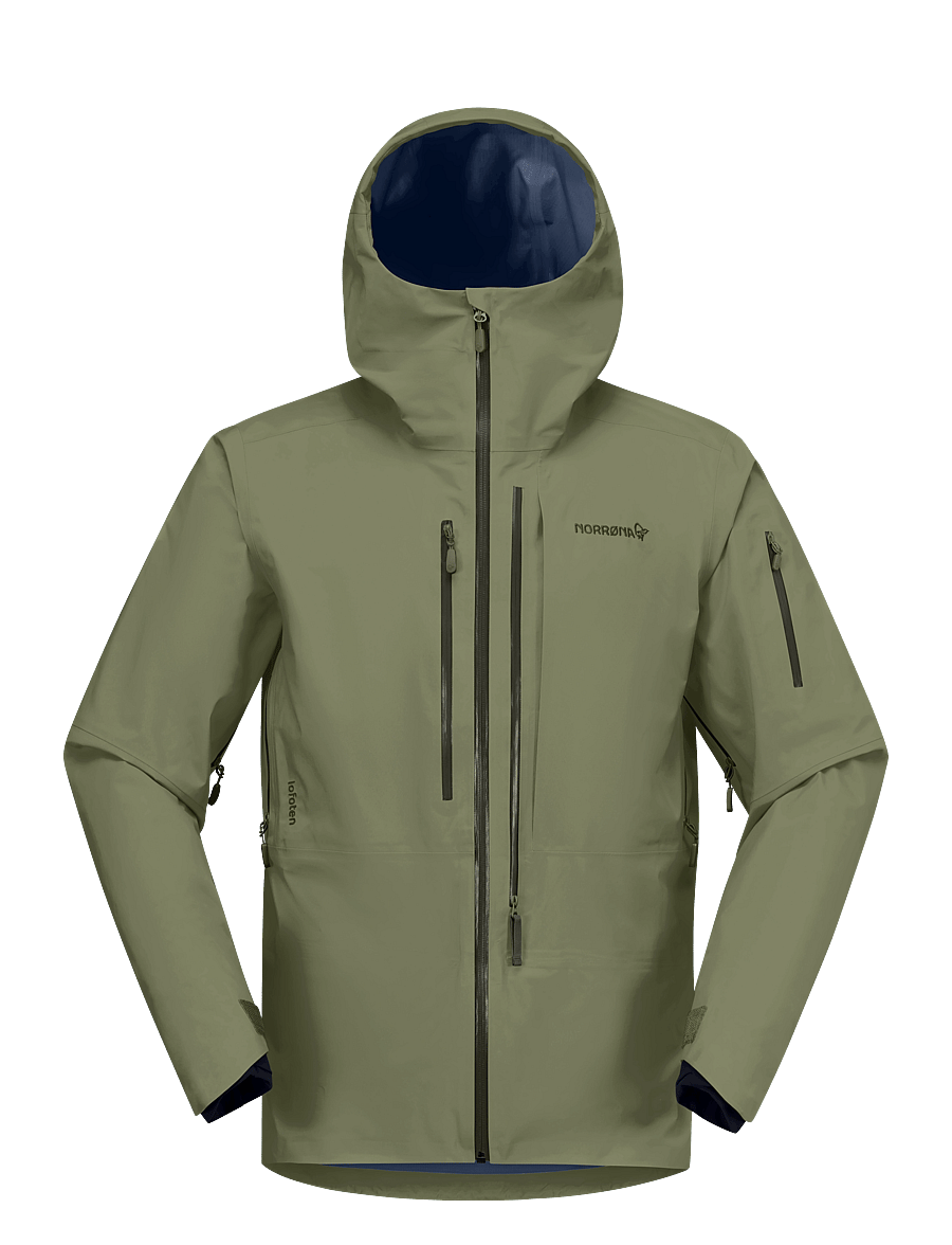 Norrøna - lofoten Gore-Tex Pro Jacket M's - skijakker - deep lichen green - 1