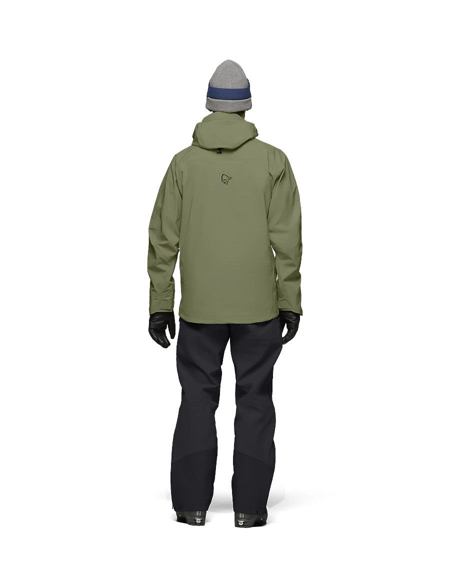 Norrøna - lofoten Gore-Tex Pro Jacket M's - skijakker - deep lichen green - 0