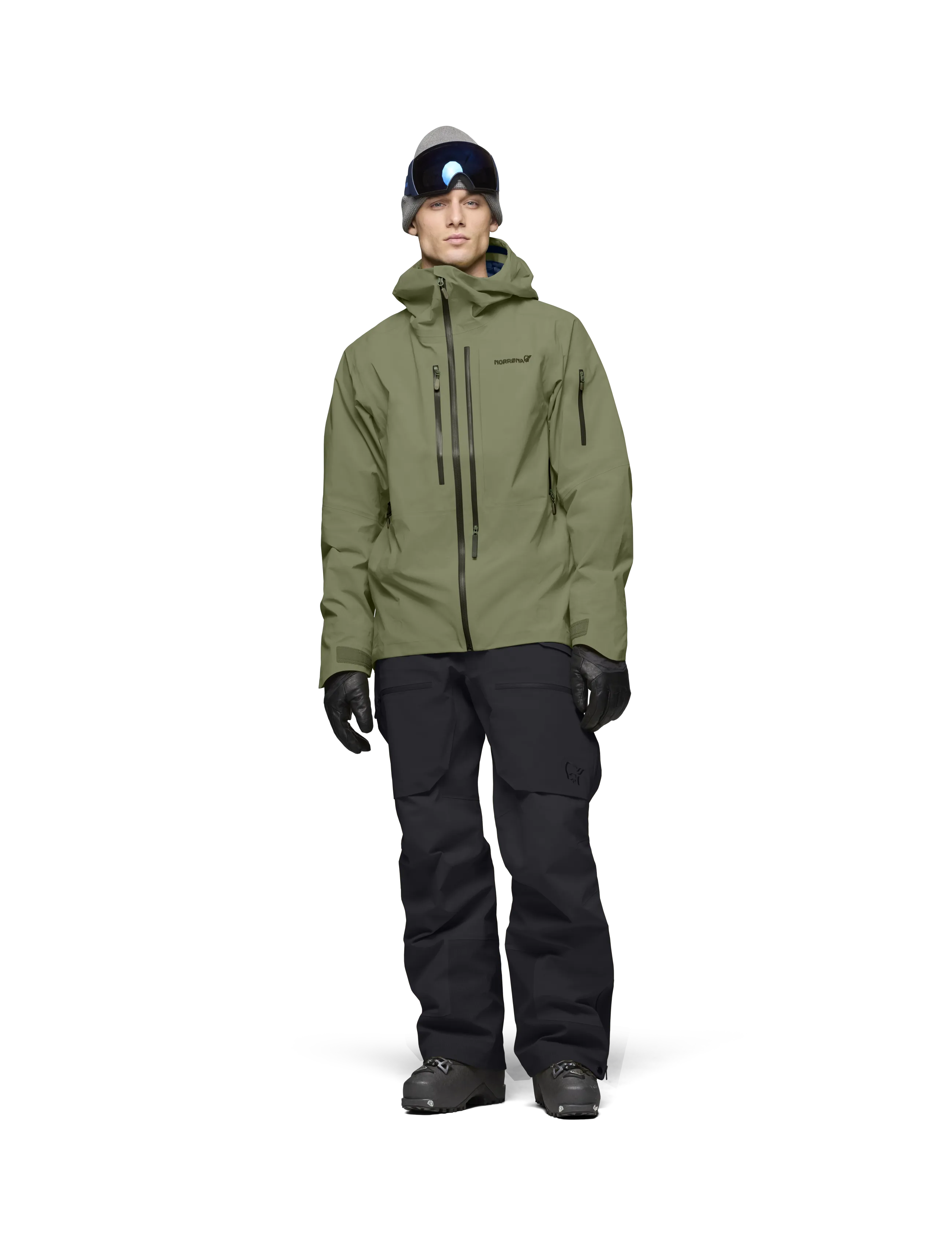 Norrøna - lofoten Gore-Tex Pro Jacket M's - suusajoped - deep lichen green - 4