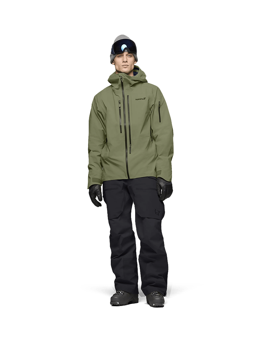 Norrøna - lofoten Gore-Tex Pro Jacket M's - skijakker - deep lichen green - 4