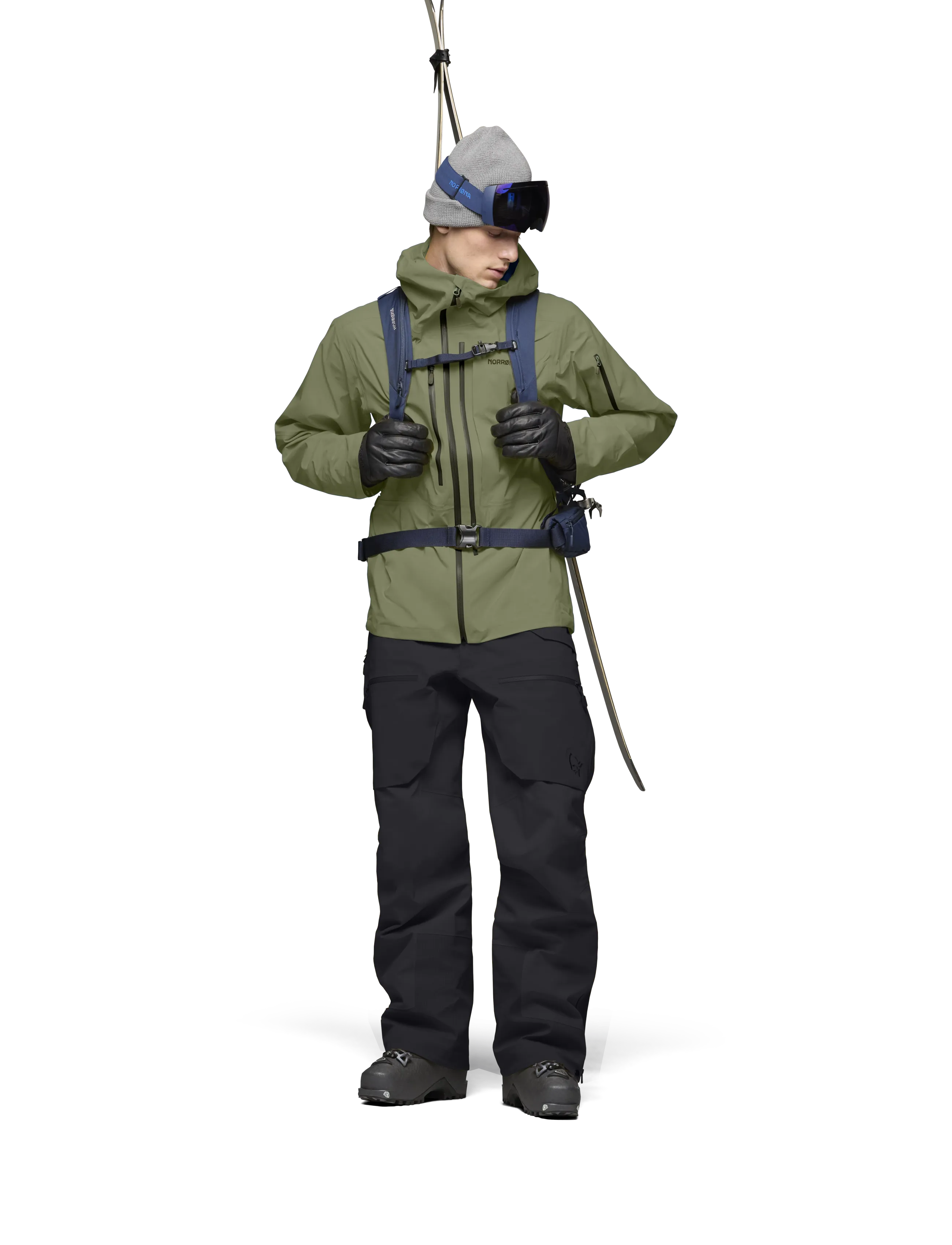 Norrøna - lofoten Gore-Tex Pro Jacket M's - suusajoped - deep lichen green - 5