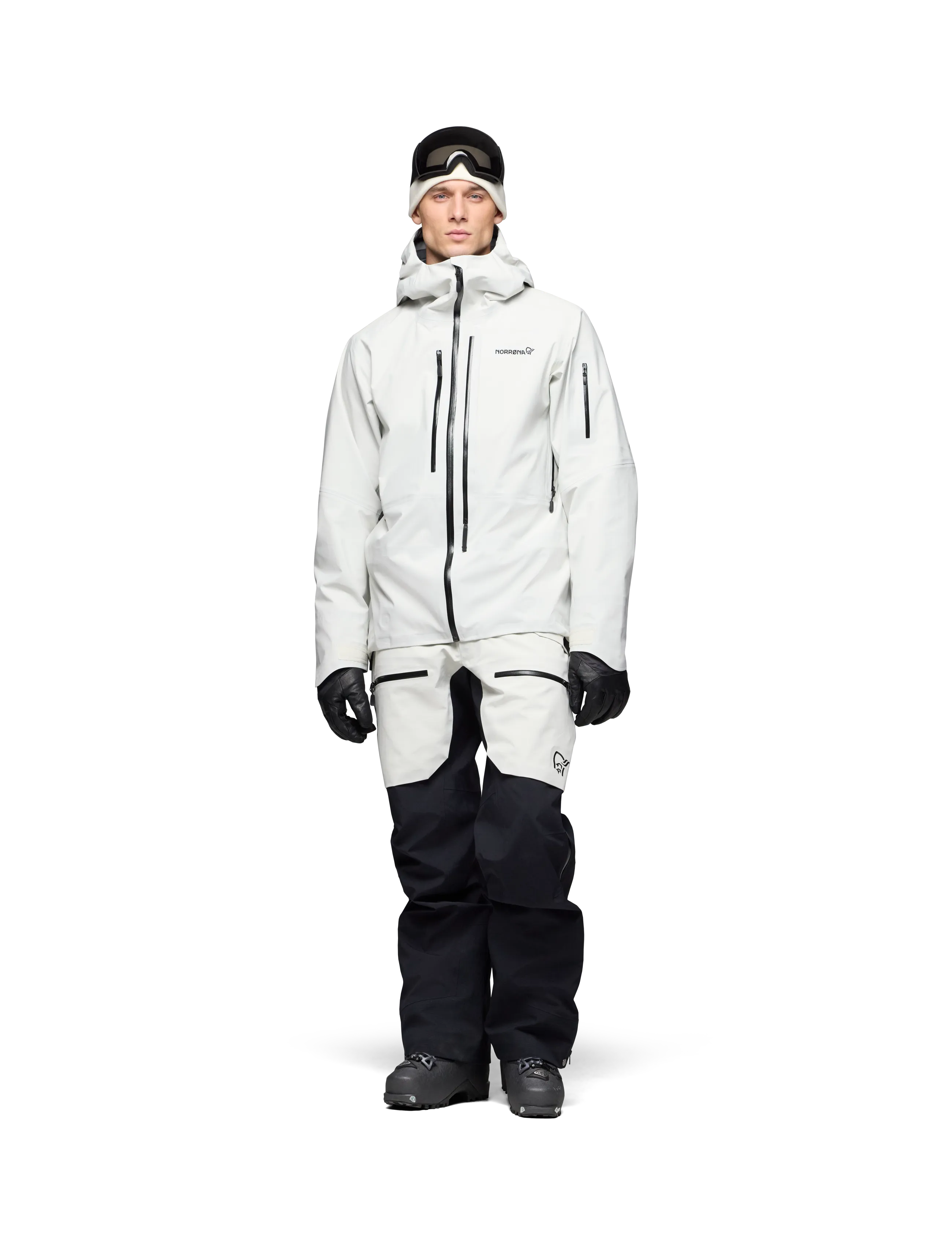 Norrøna - lofoten Gore-Tex Pro Jacket M's - skidjackor - whisper white - 0
