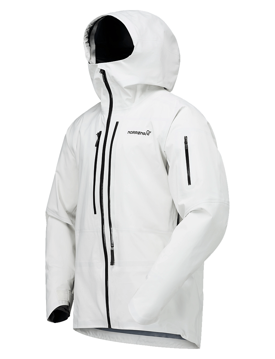 Norrøna - lofoten Gore-Tex Pro Jacket M's - skijakker - whisper white - 3