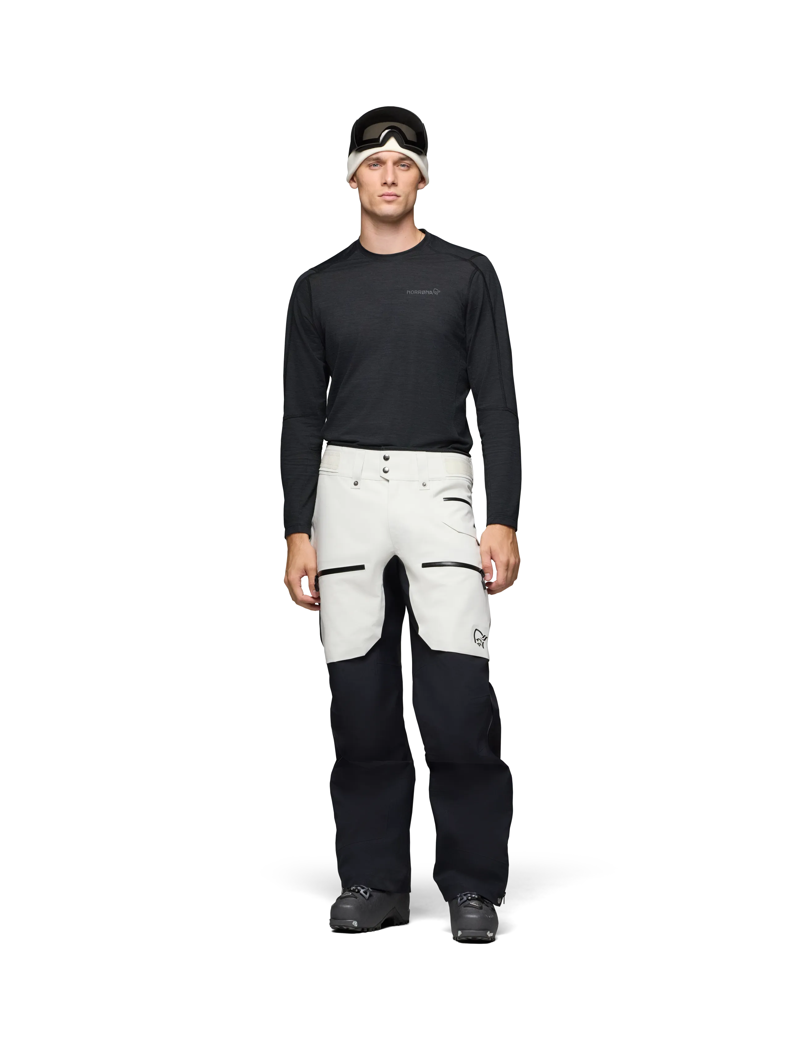 Norrøna - lofoten Gore-Tex Pro Pants M's - suusapüksid - whisper white - 0