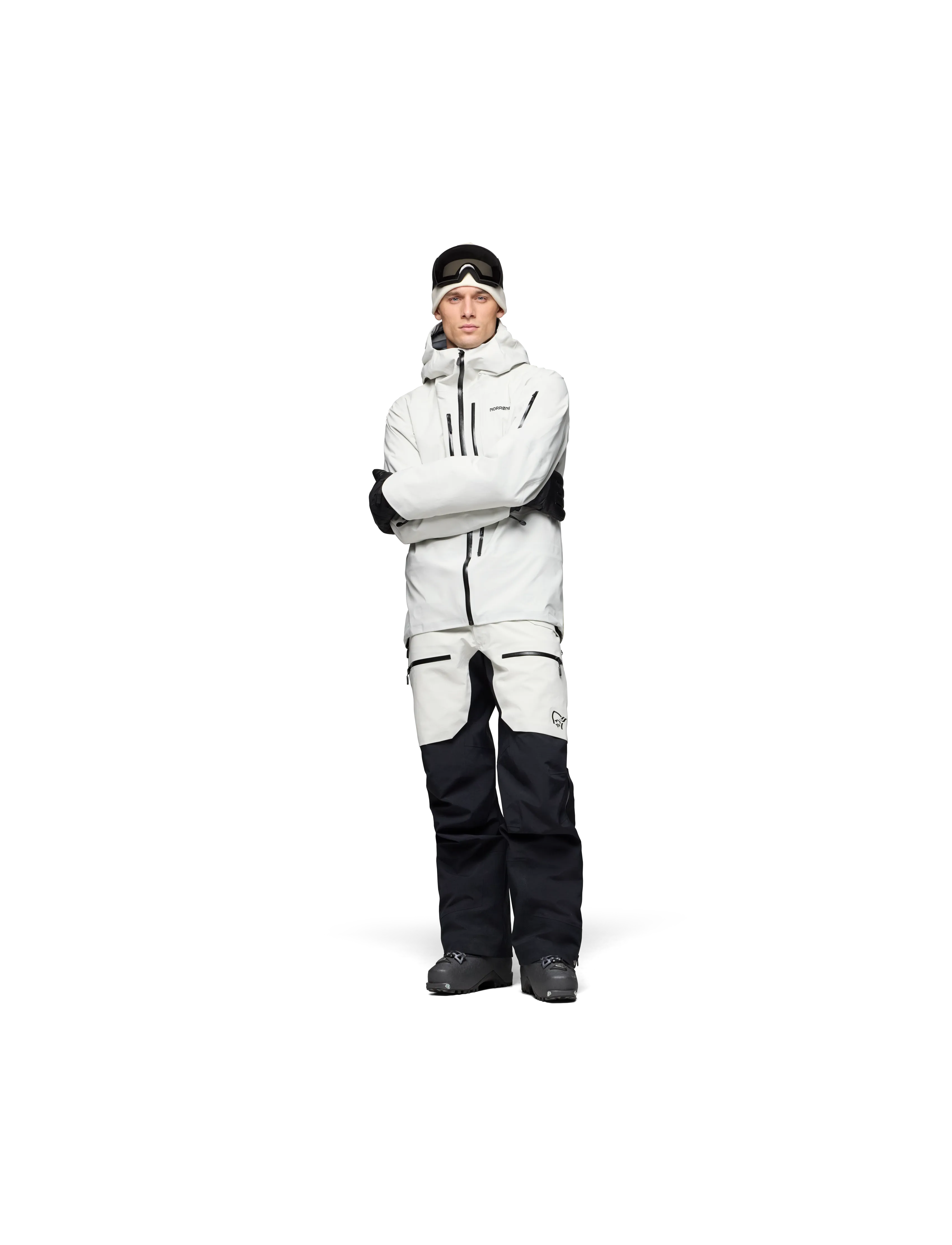 Norrøna - lofoten Gore-Tex Pro Pants M's - suusapüksid - whisper white - 4