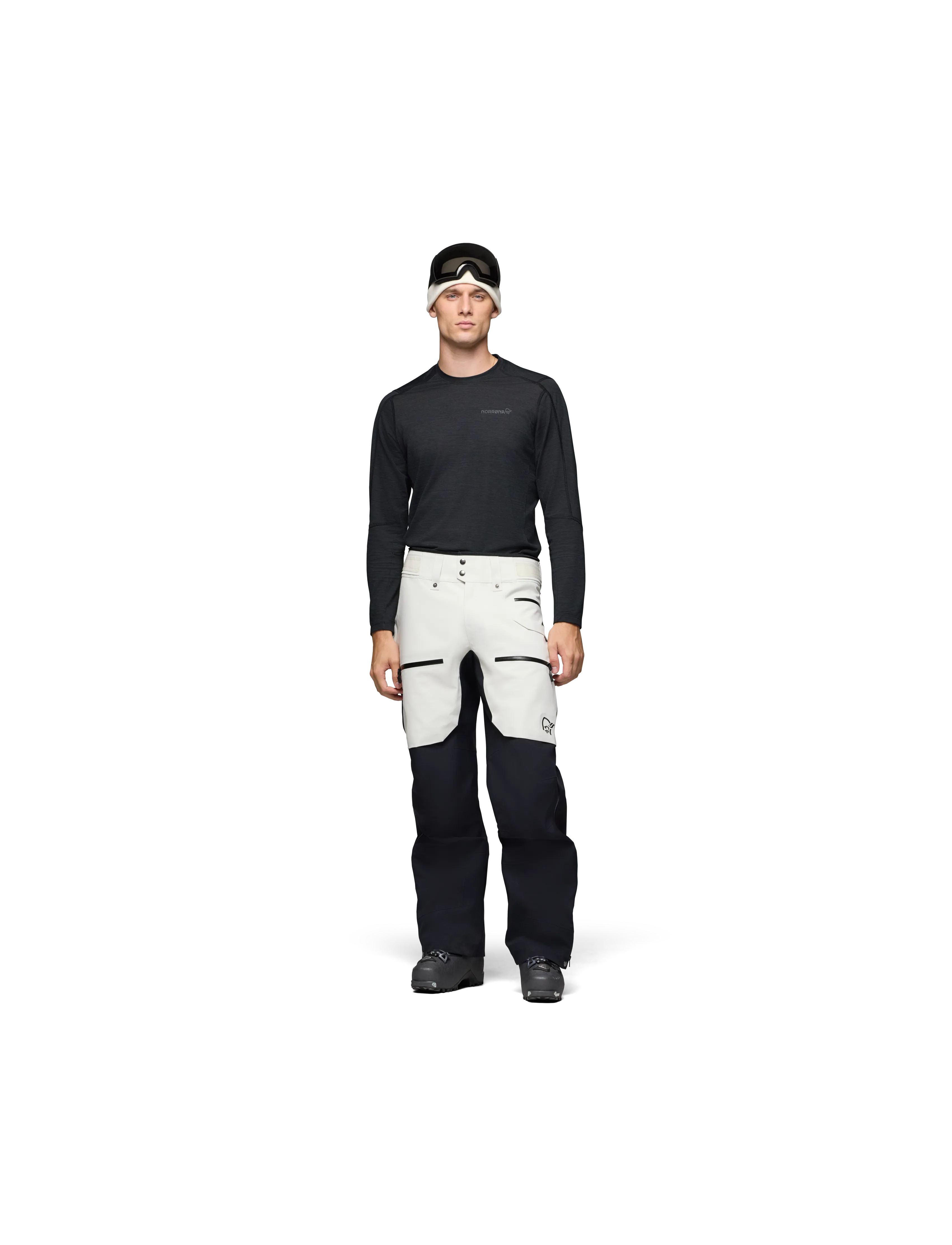 Norrøna - lofoten Gore-Tex Pro Pants M's - suusapüksid - whisper white - 5