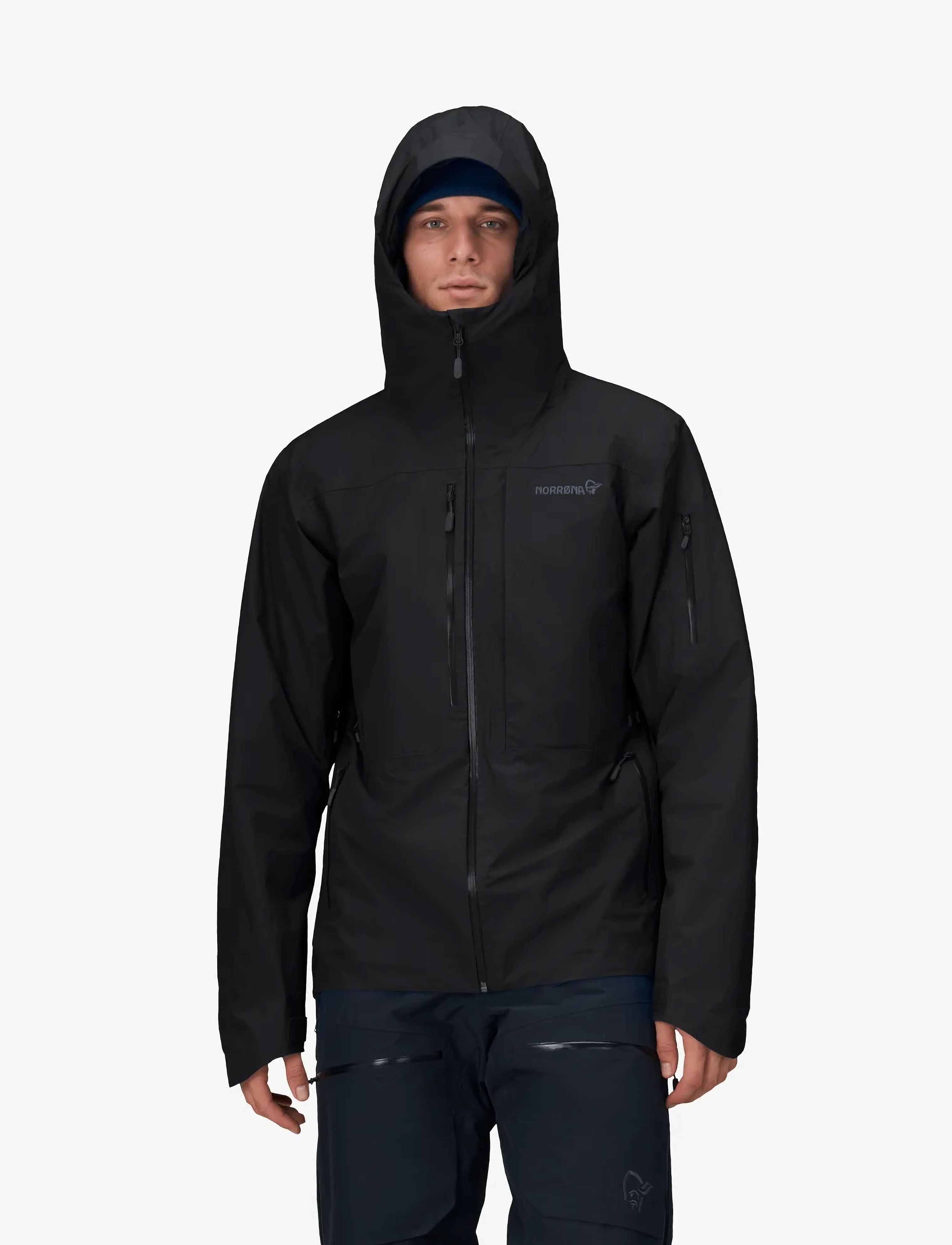 Norrøna Lofoten Gore-Tex Insulated Jacket M's, S, Black, Sport Jackets > Sport Ski Jackets, Herre