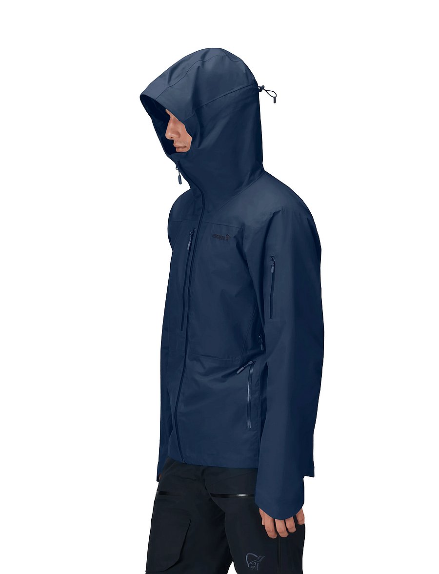 Norrøna - lofoten Gore-Tex Insulated Jacket M's - skijakker - indigo night - 4