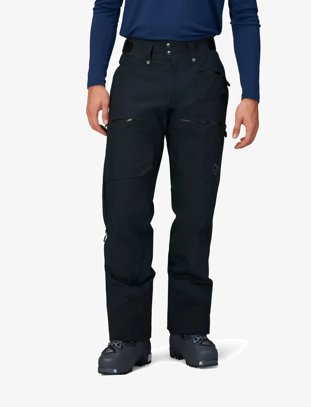 Norrøna - lofoten Gore-Tex Insulated Pants M's - skibukser - caviar black - 0