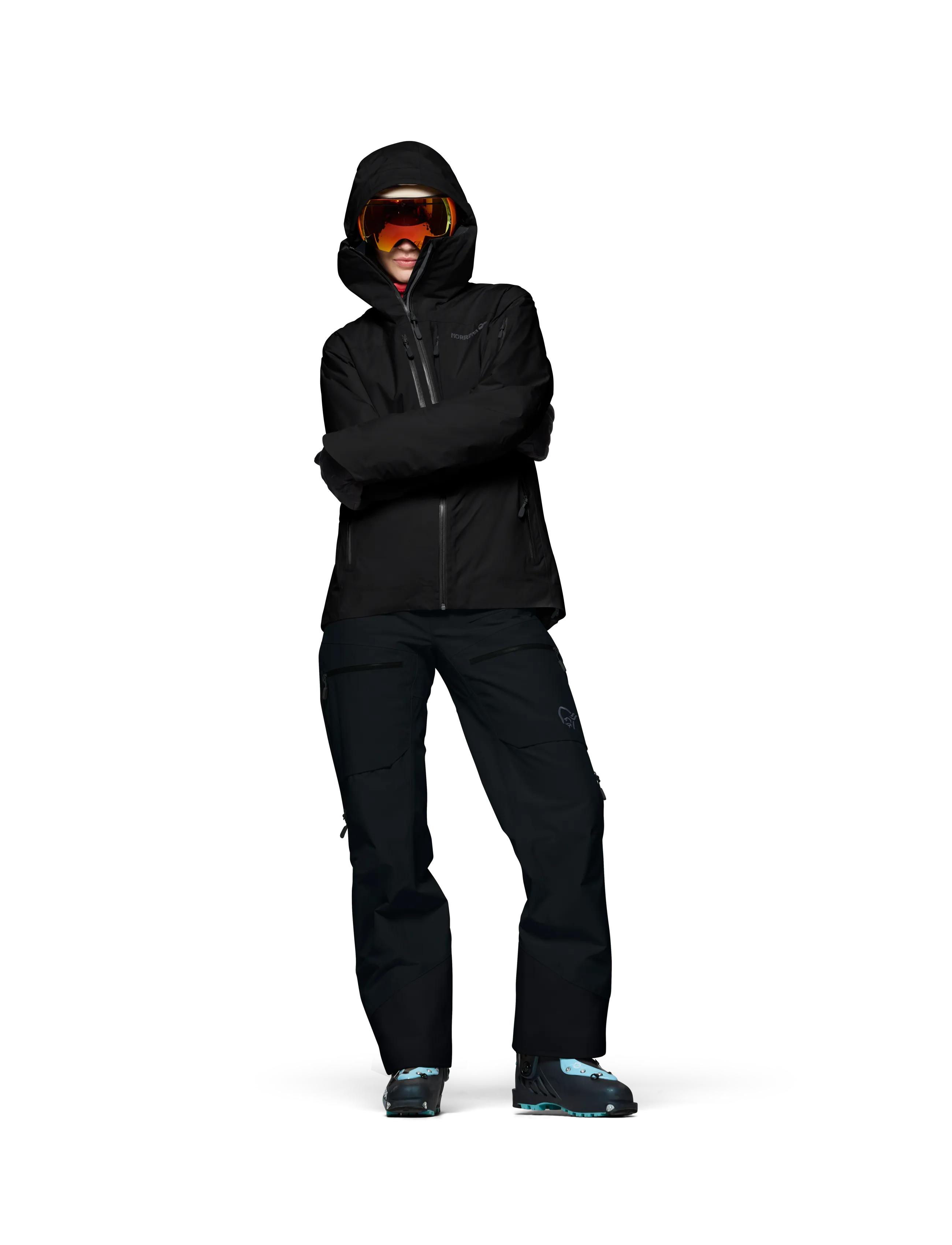 Norrøna - lofoten Gore-Tex Insulated Jacket W's - ski wear - caviar black - 4