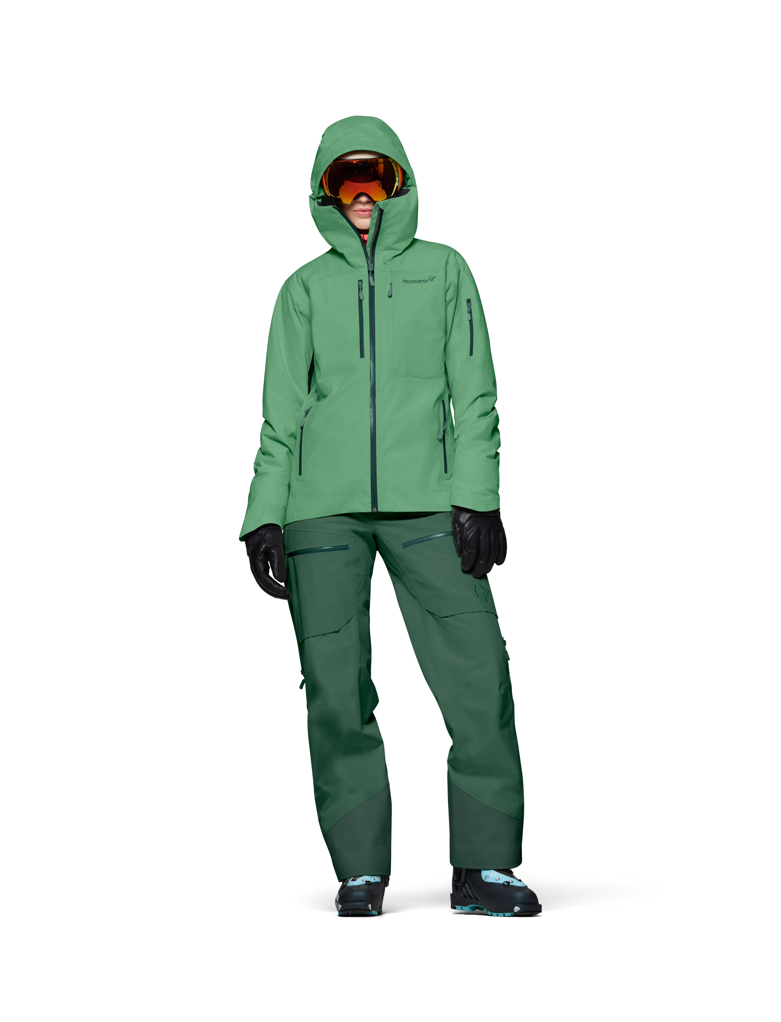 Norrøna - lofoten Gore-Tex Insulated Jacket W's - ski-kleidung - dark ivy - 0