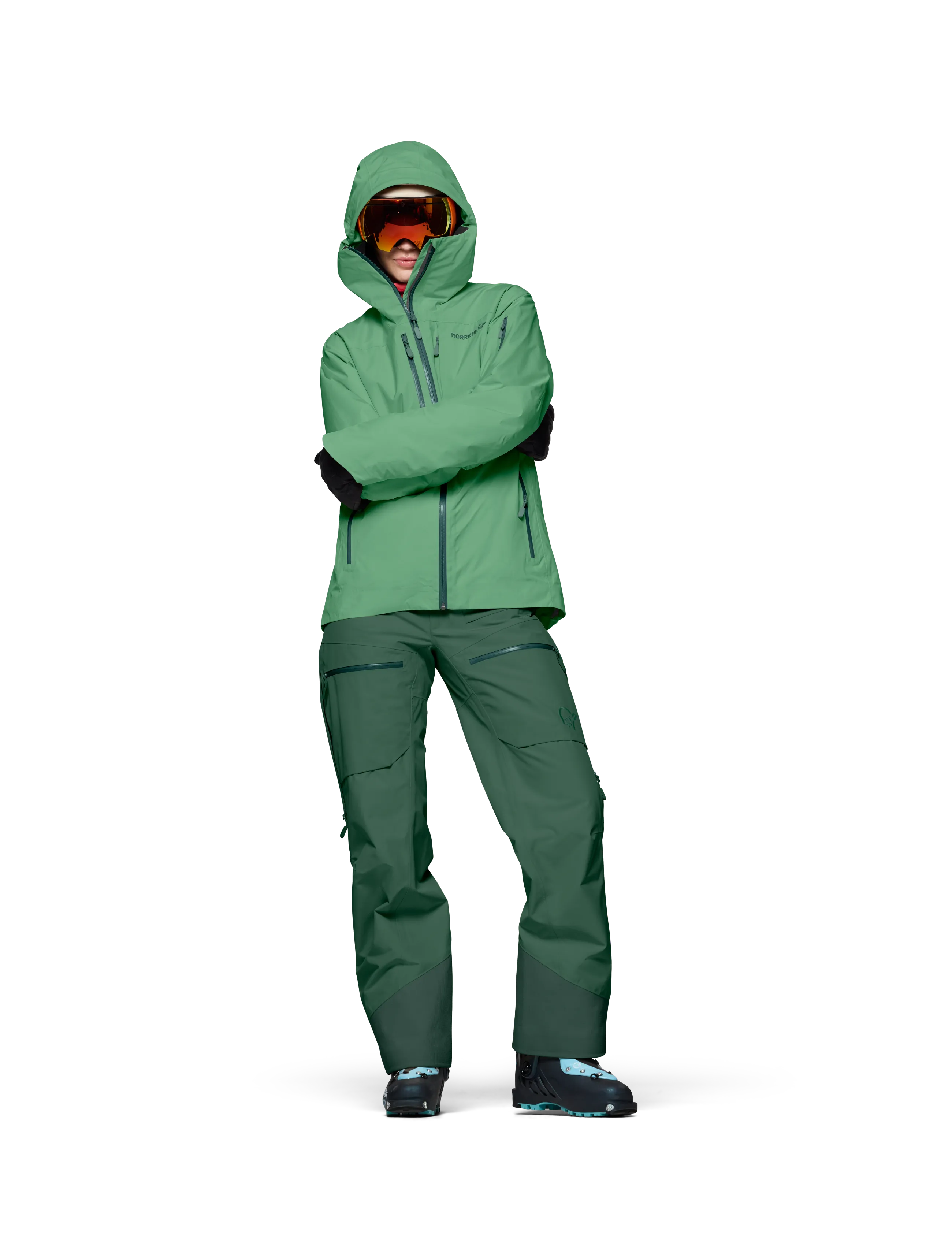 Norrøna - lofoten Gore-Tex Insulated Jacket W's - ski-kleidung - dark ivy - 4