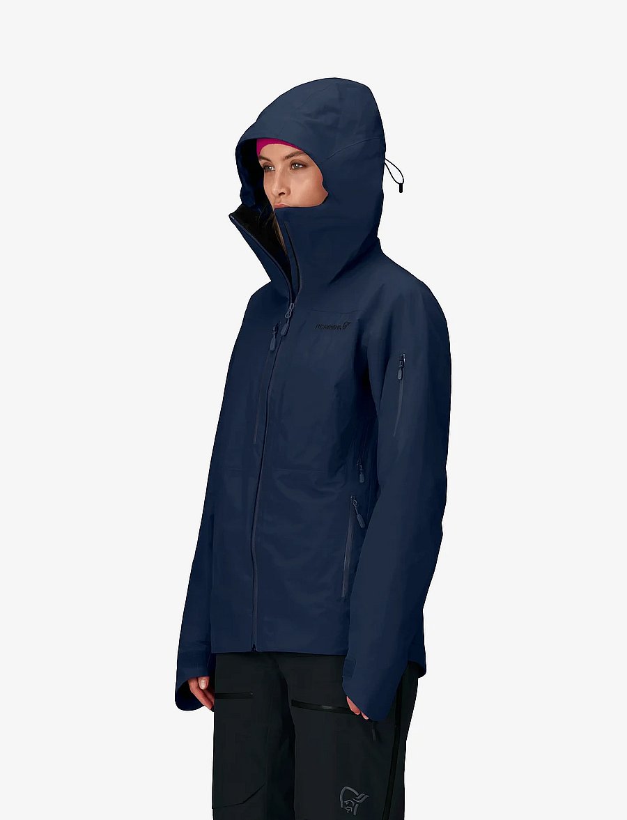 Norrøna - lofoten Gore-Tex Insulated Jacket W's - skitøj - indigo night - 4