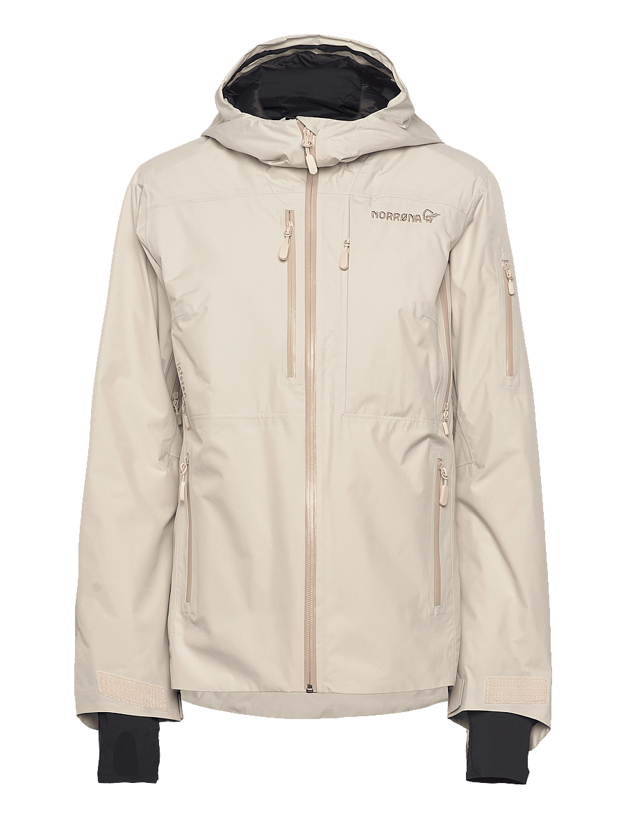 Norrøna - lofoten Gore-Tex Insulated Jacket W's - skidkläder - oatmeal - 1