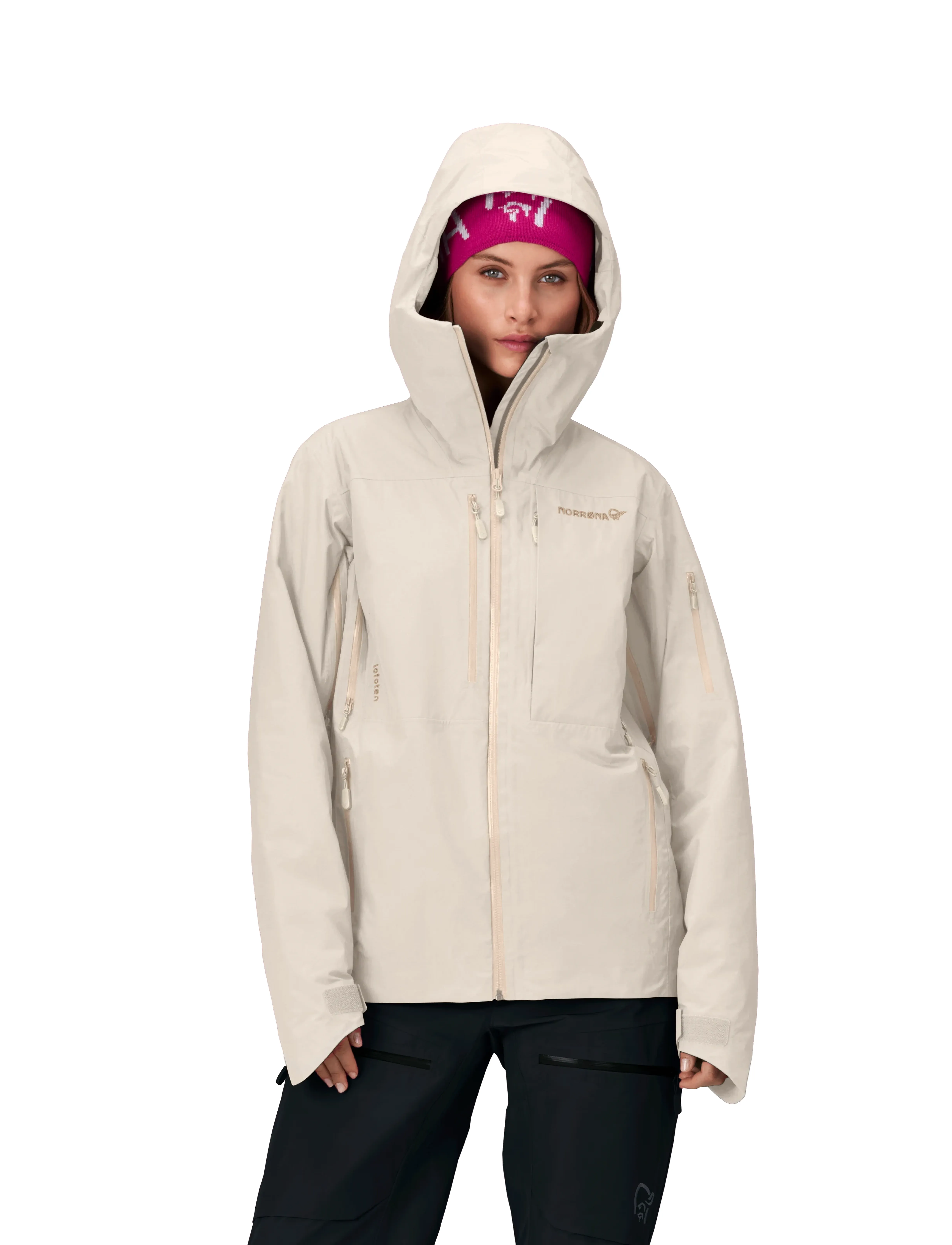 Norrøna - lofoten Gore-Tex Insulated Jacket W's - skidkläder - oatmeal - 3