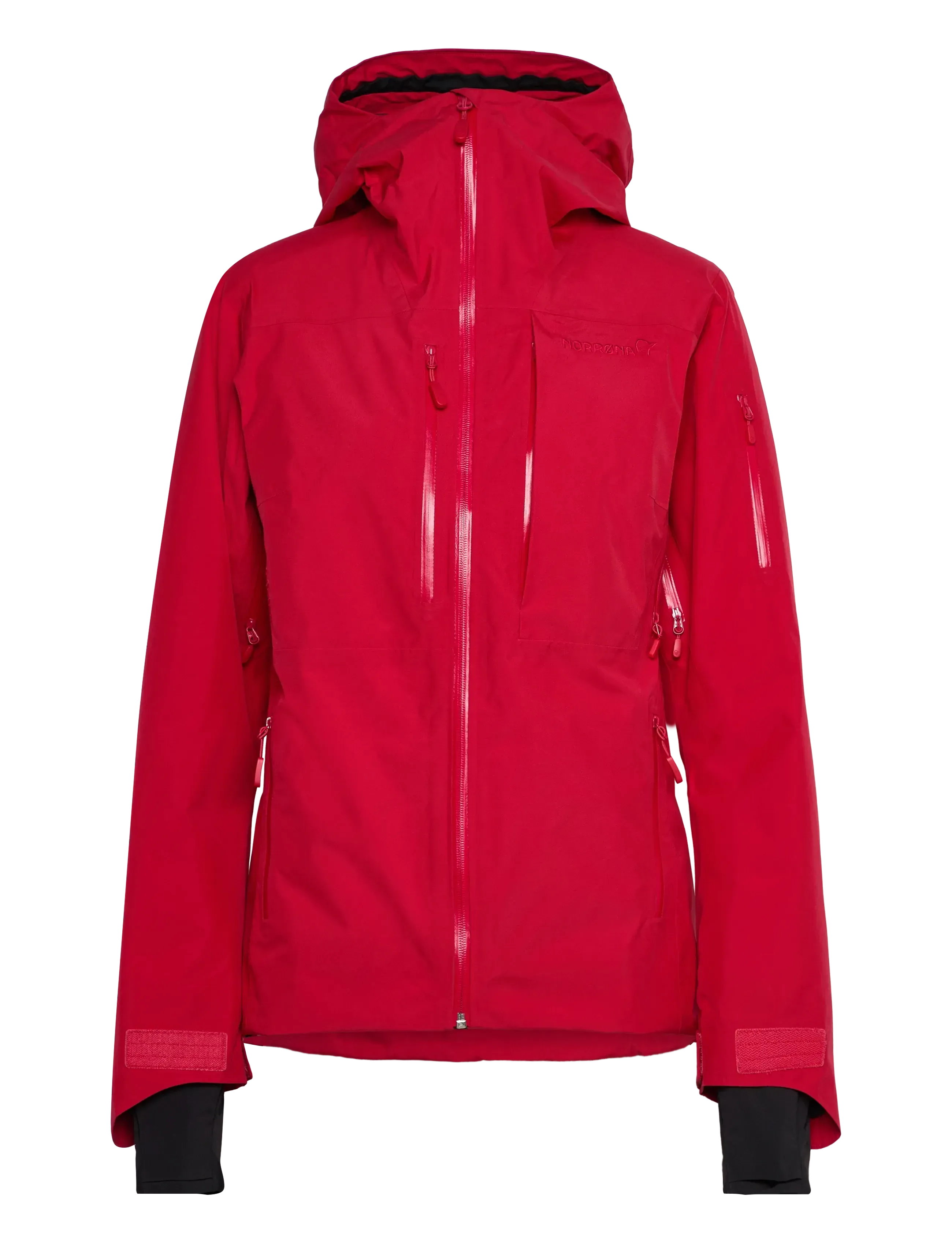 Norrøna Lofoten Gore-Tex Insulated Jacket W's, L, Red, Sport Jackets > Sport Ski Jackets, Dame
