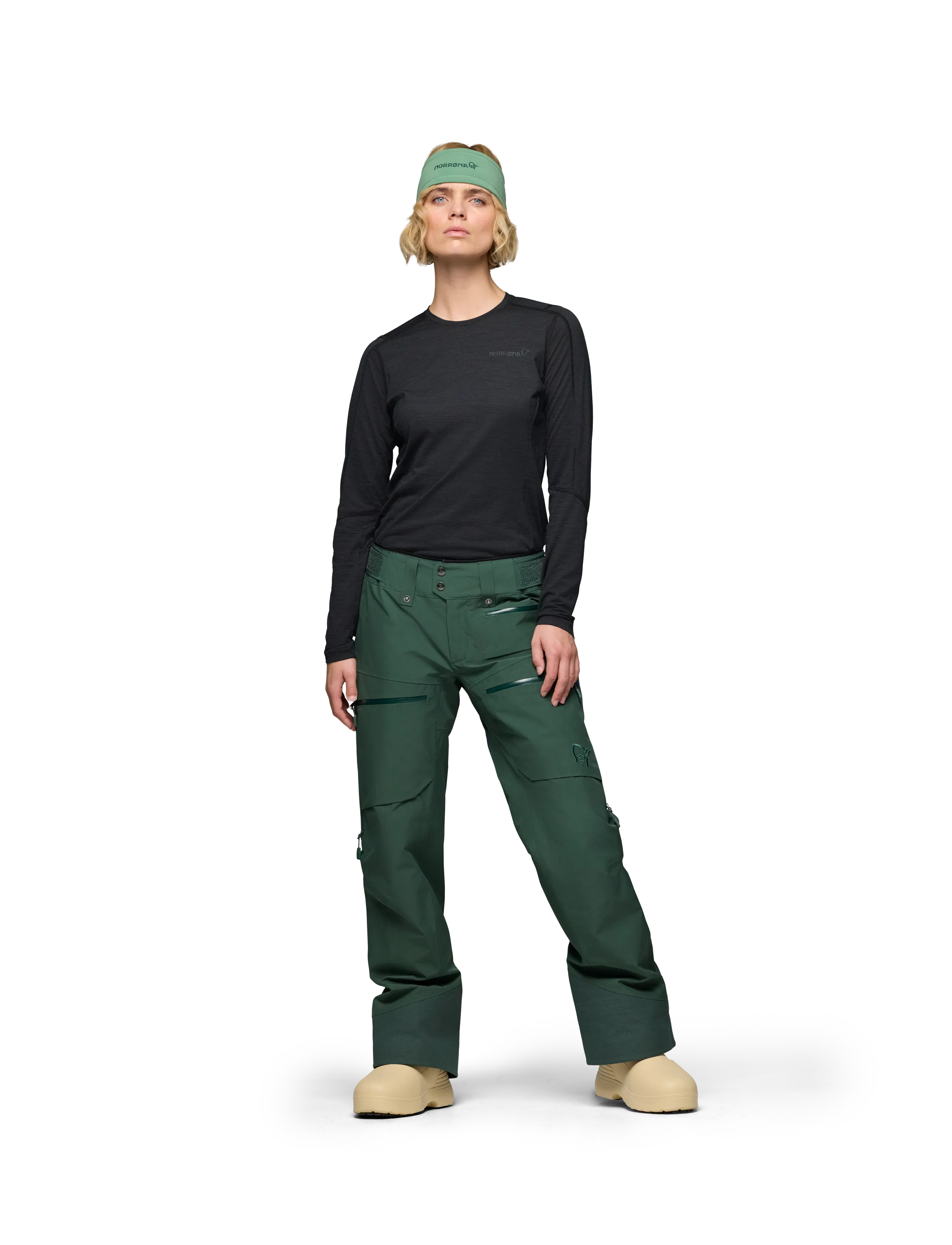 Norrøna - lofoten Gore-Tex Insulated Pants W's - ski wear - jungle green - 0