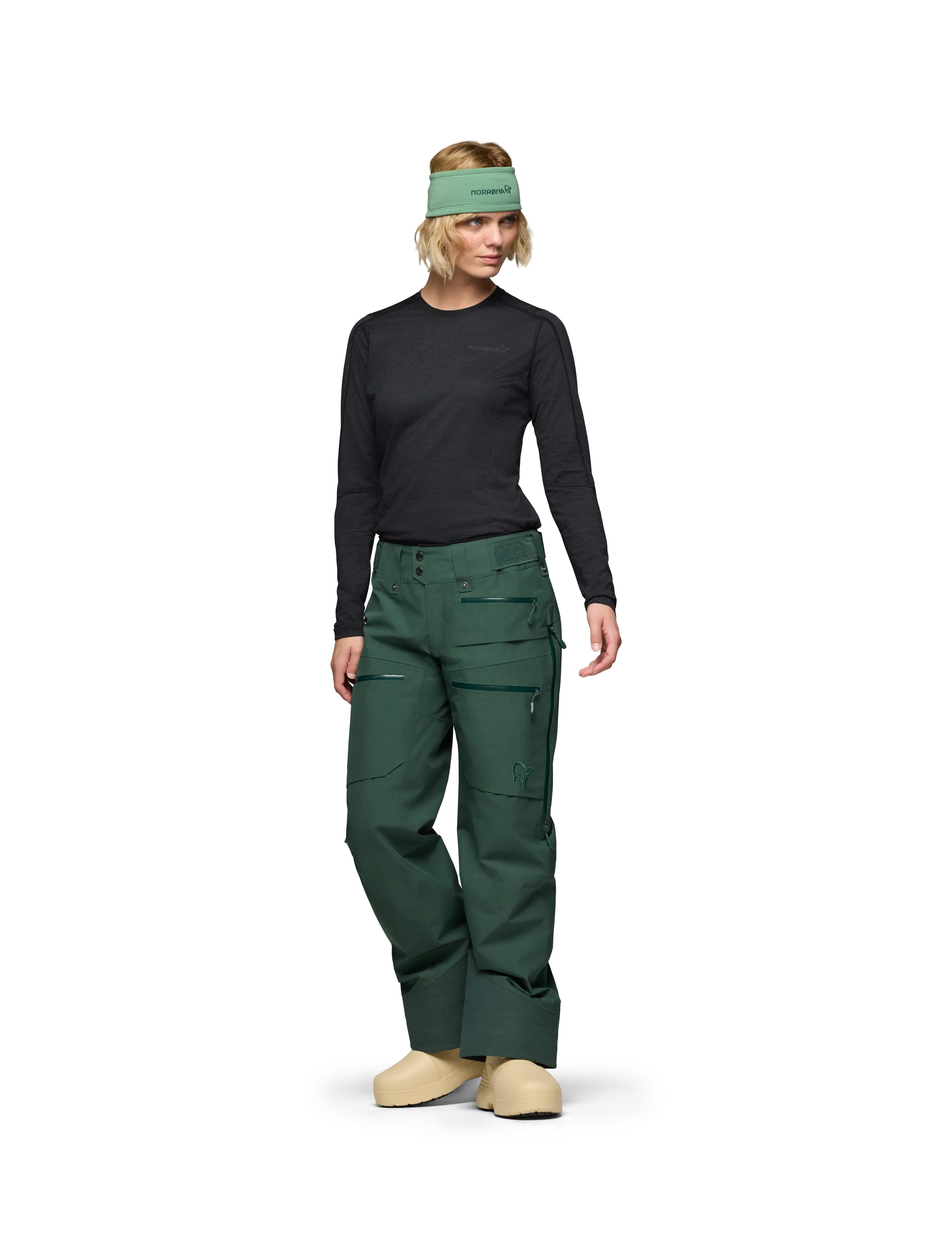 Norrøna - lofoten Gore-Tex Insulated Pants W's - ski wear - jungle green - 5