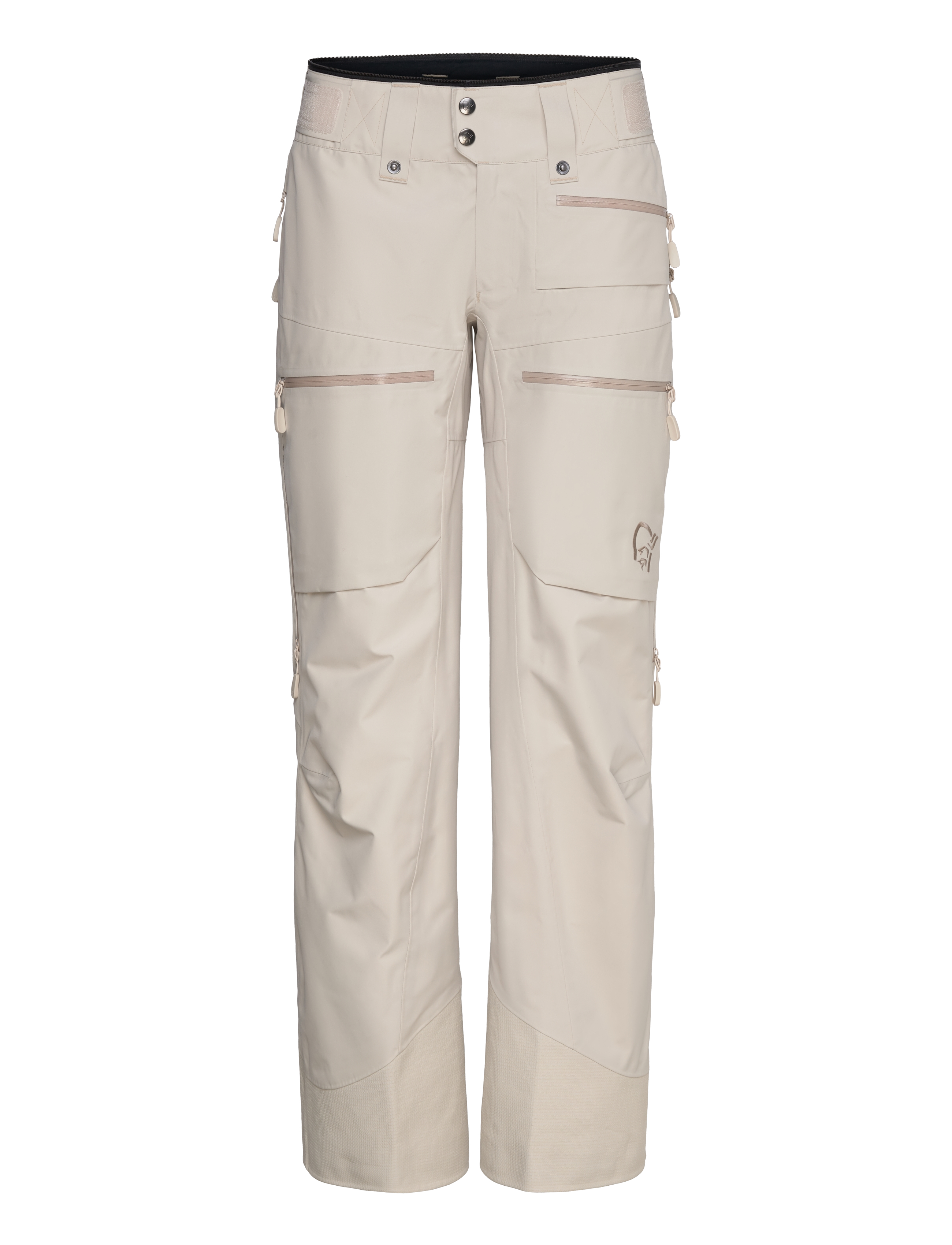 Norrøna lofoten Gore-Tex Insulated Pants W's - Hiihto- & lasketteluhousut - OATMEAL / beige
