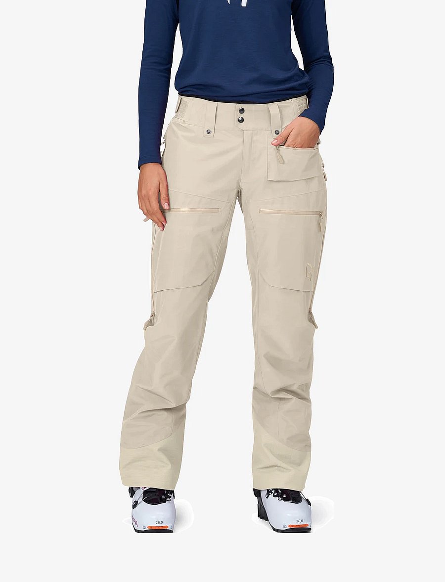 Norrøna - lofoten Gore-Tex Insulated Pants W's - ski-kleidung - oatmeal - 4