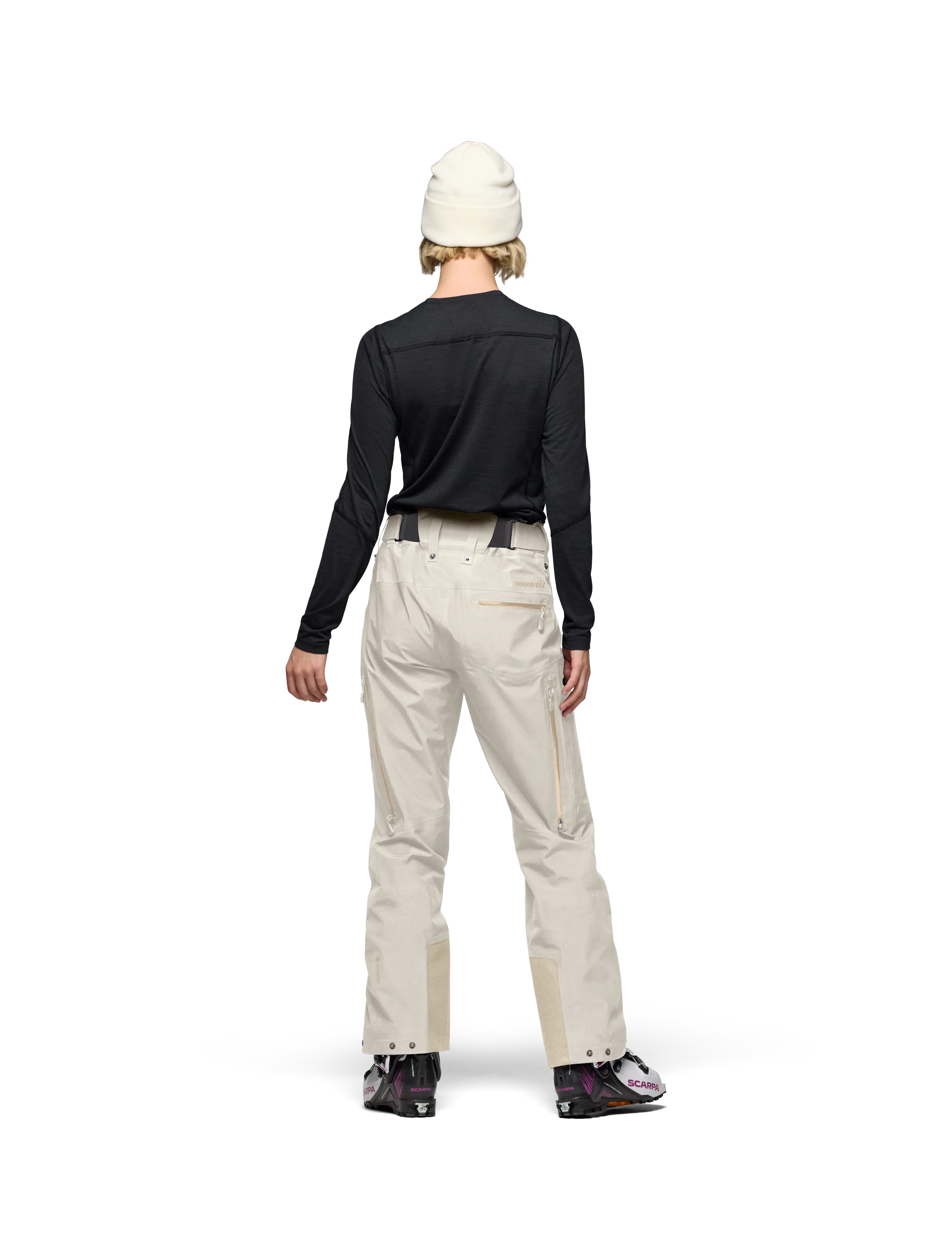 Norrøna - lofoten Gore-Tex Pants W's - skidkläder - oatmeal - 5