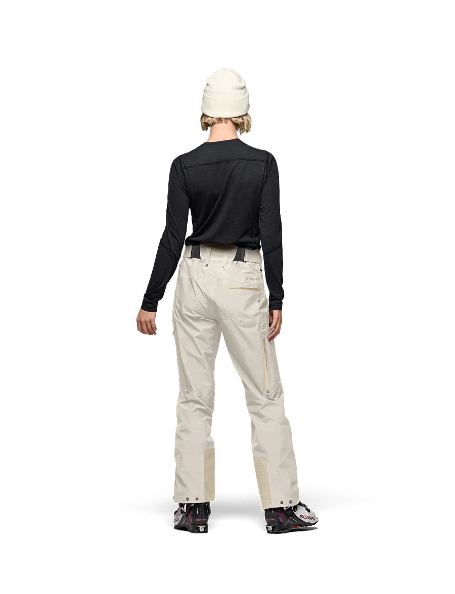 Norrøna - lofoten Gore-Tex Pants W's - slēpošanas apģērbs - oatmeal - 5