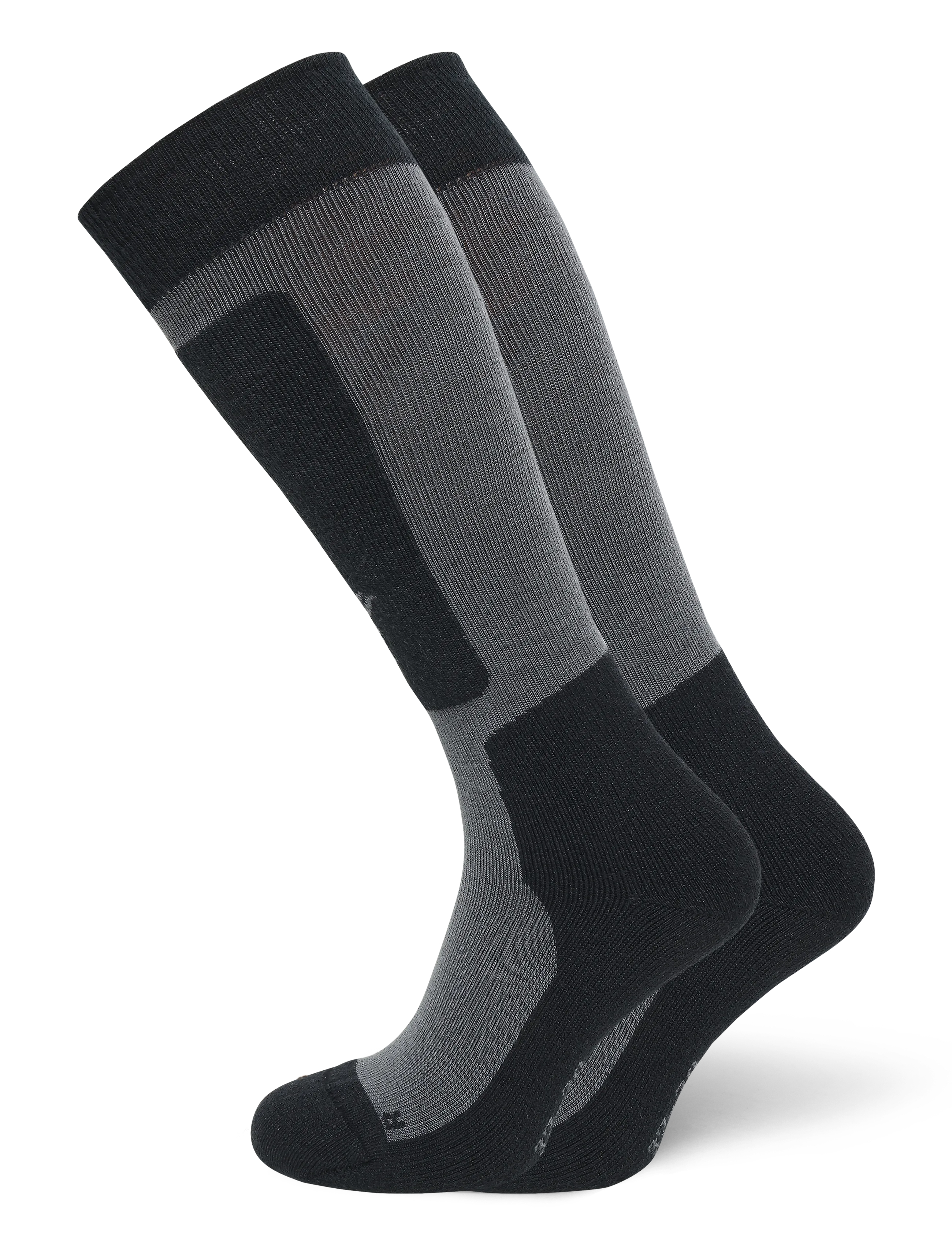 Norrøna lofoten mid merinoUll long Socks - Underkläder och strumpor - CAVIAR BLACK/IRON GATE / grey