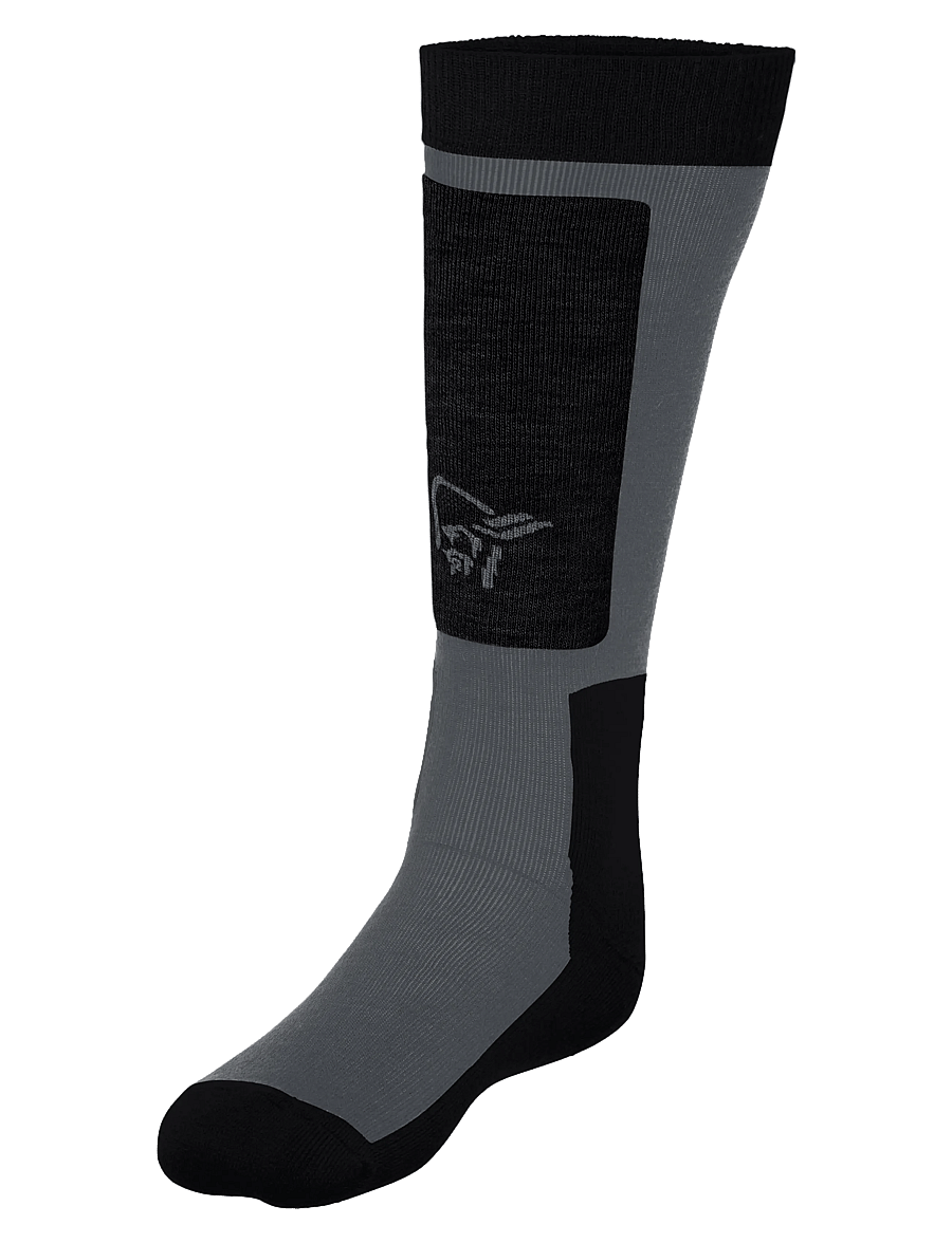 Norrøna - lofoten mid merinoUll long Socks - caviar black/iron gate - 0