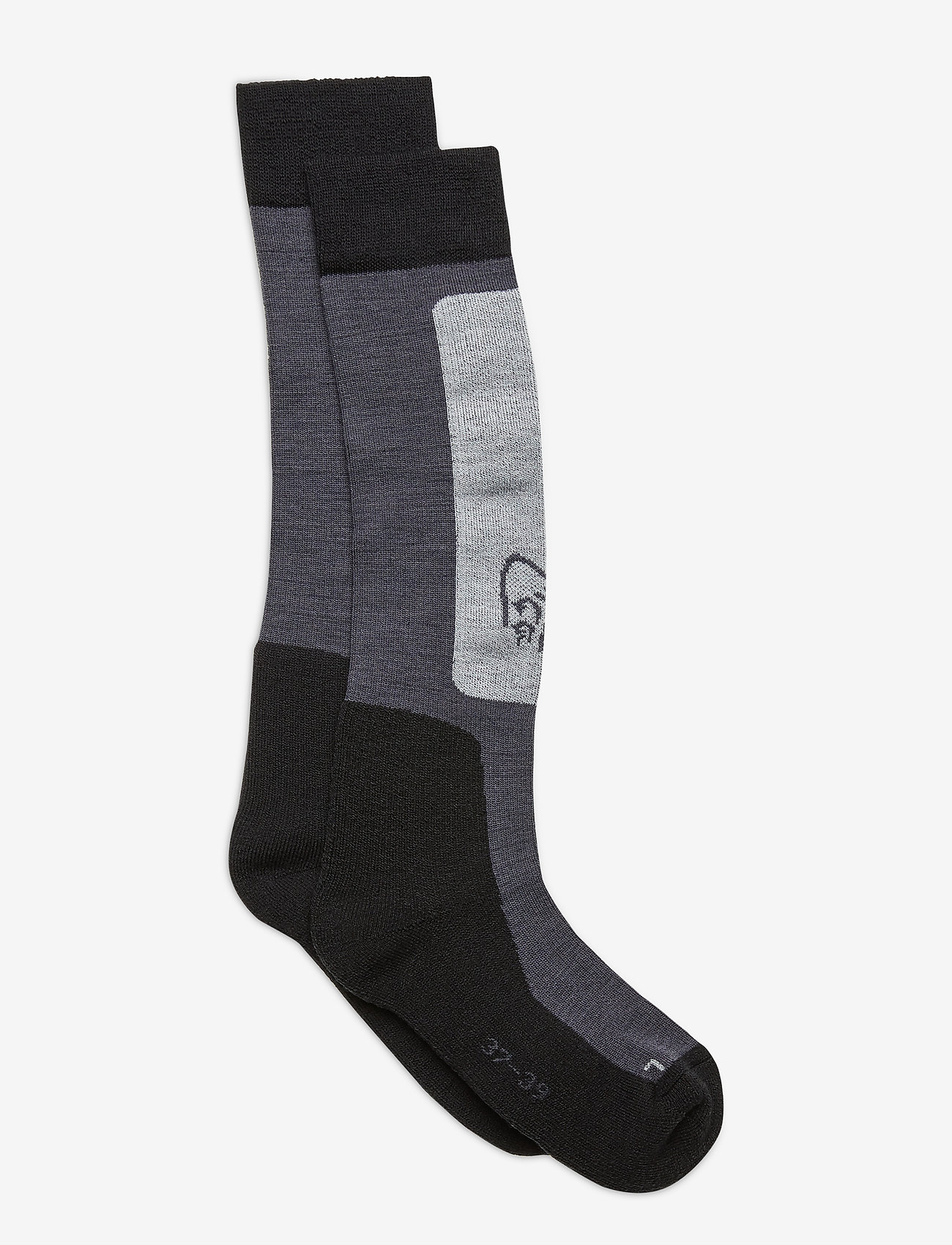 Norrøna - lofoten mid weight Merino Socks long - spordisokid - cool black - 0