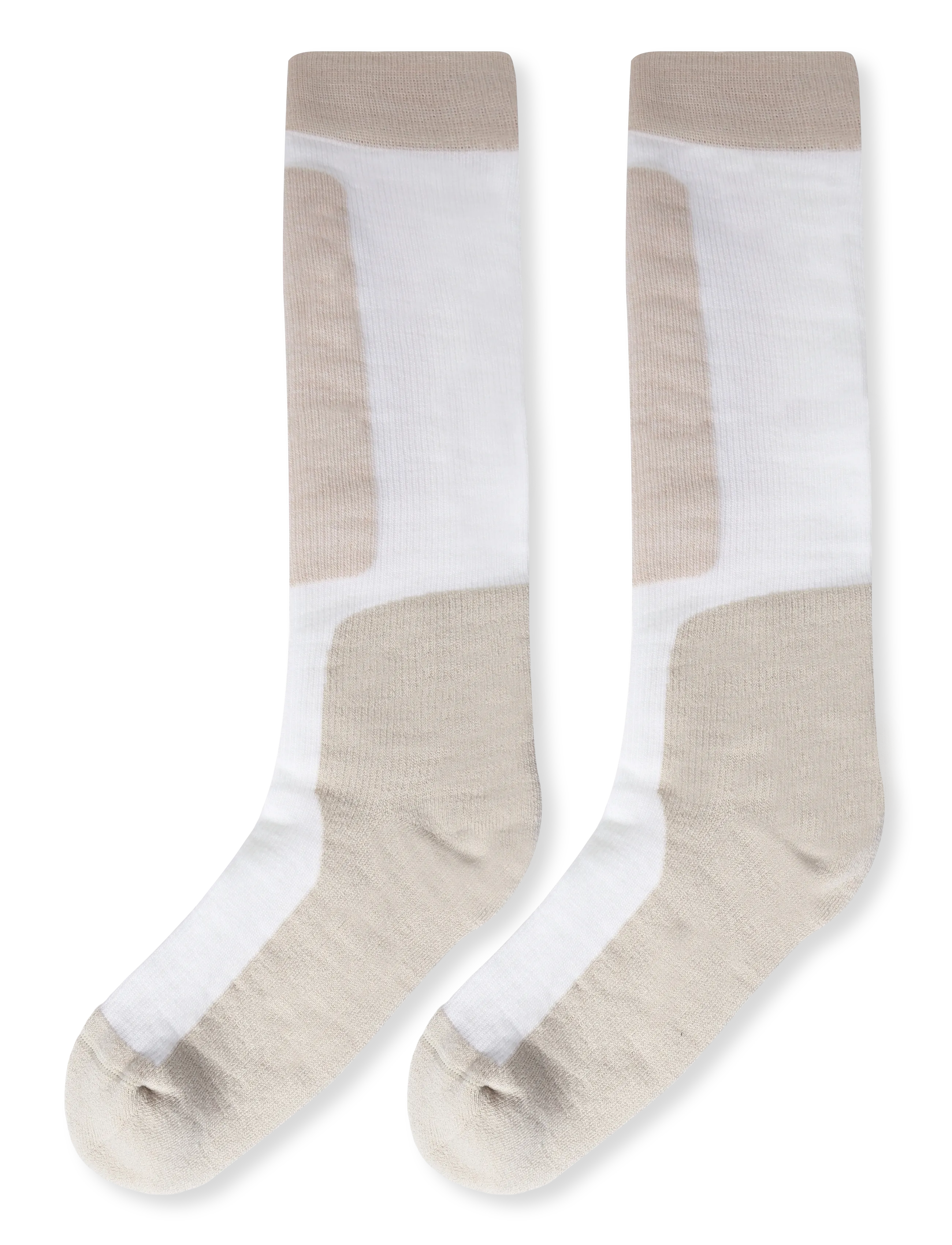 Norrøna - lofoten mid merinoUll long Socks - strümpfe - snow white/oatmeal - 1