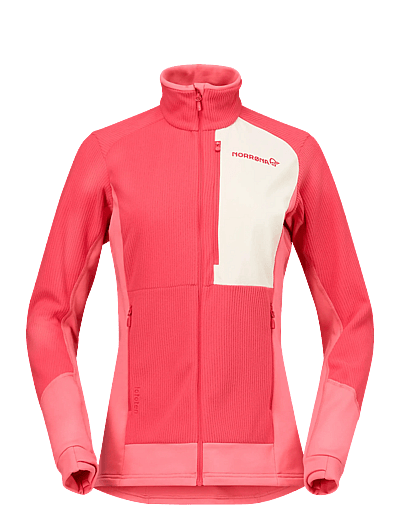 Norrøna lofoten warm2 Jacket W's - Oberteile - CALYPSO CORAL / coral