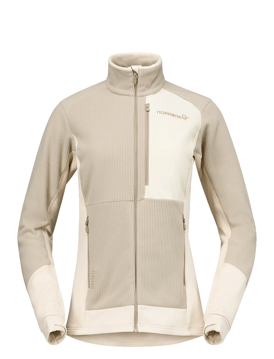 Norrøna - lofoten warm2 Jacket W's - oberteile - oatmeal - 1