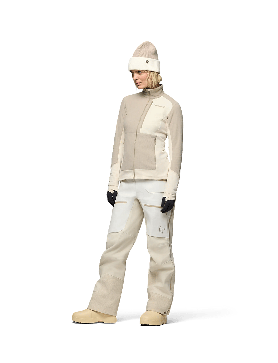 Norrøna - lofoten warm2 Jacket W's - oberteile - oatmeal - 0