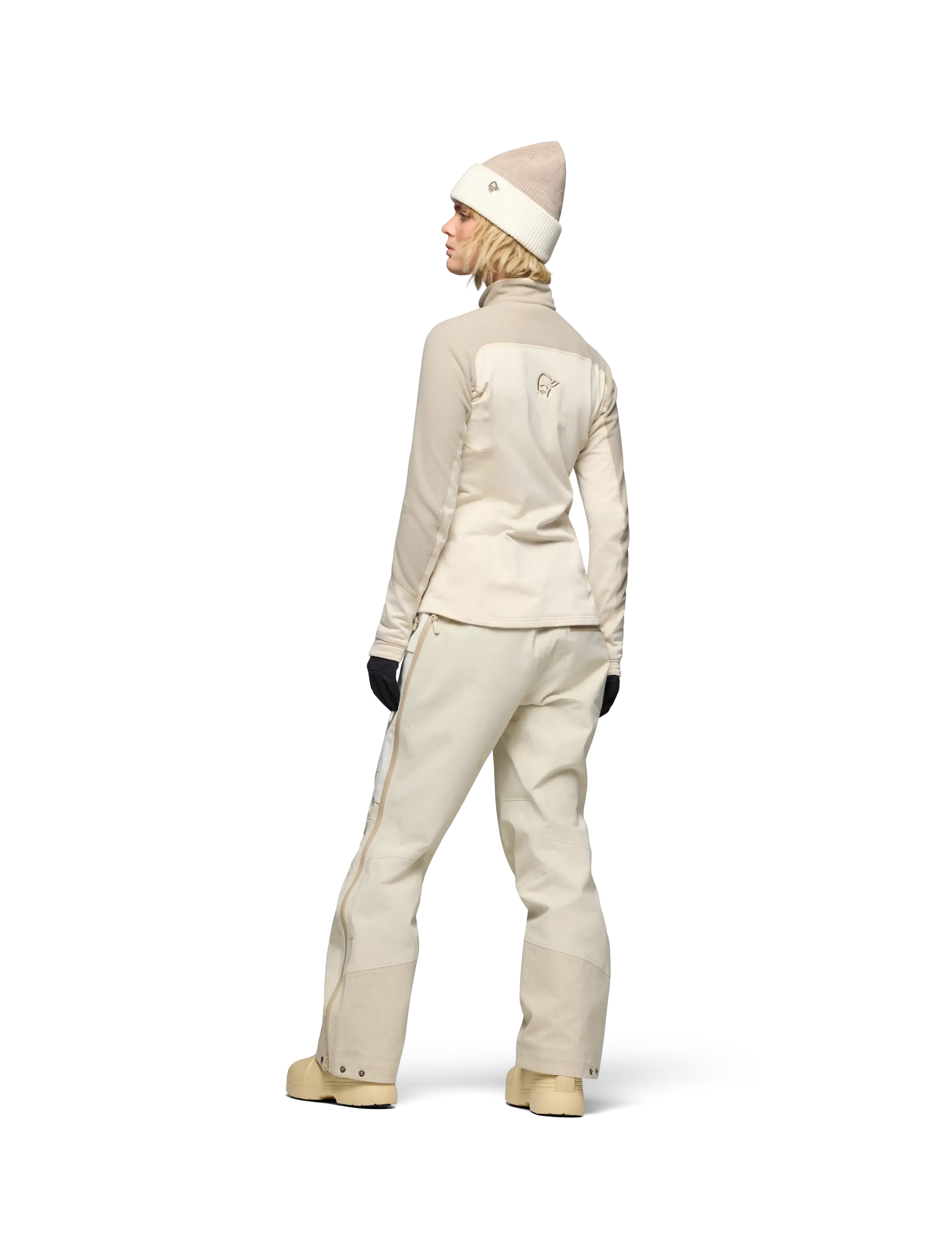 Norrøna - lofoten warm2 Jacket W's - oberteile - oatmeal - 3