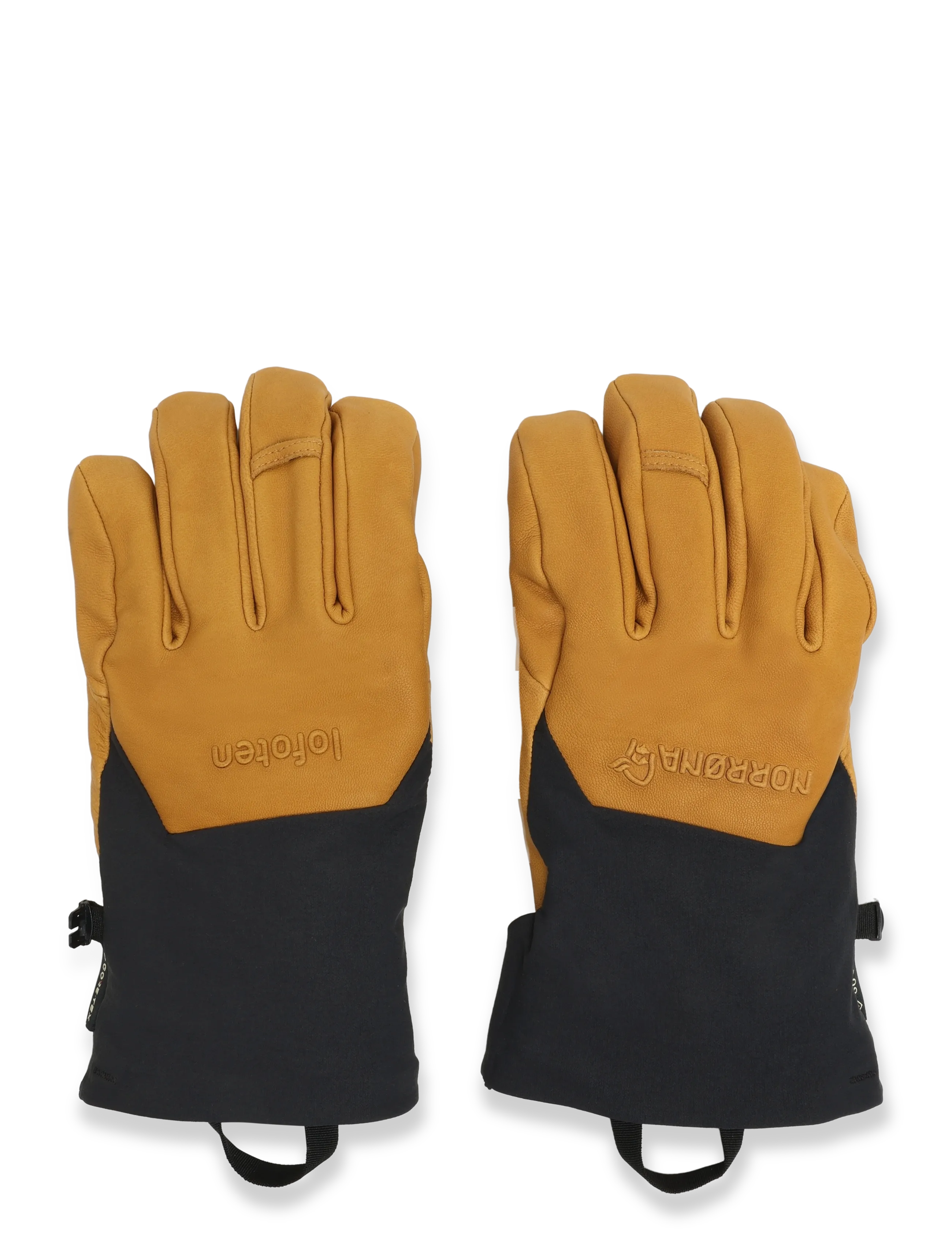 Norrøna lofoten Gore-Tex thermo100 short Gloves - Accessoires - KANGAROO / brown