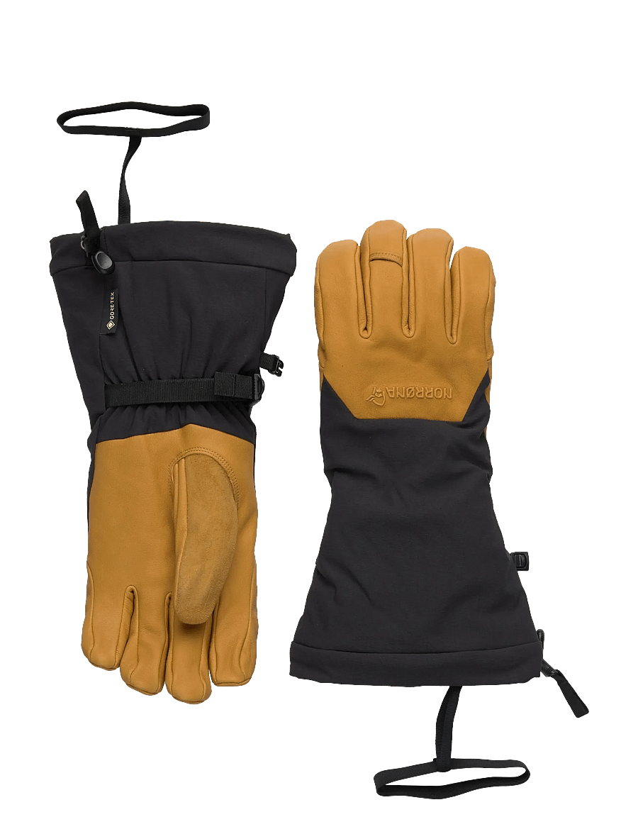 Norrøna - lofoten Gore-Tex thermo200 long Gloves - fingervantar - kangaroo - 0