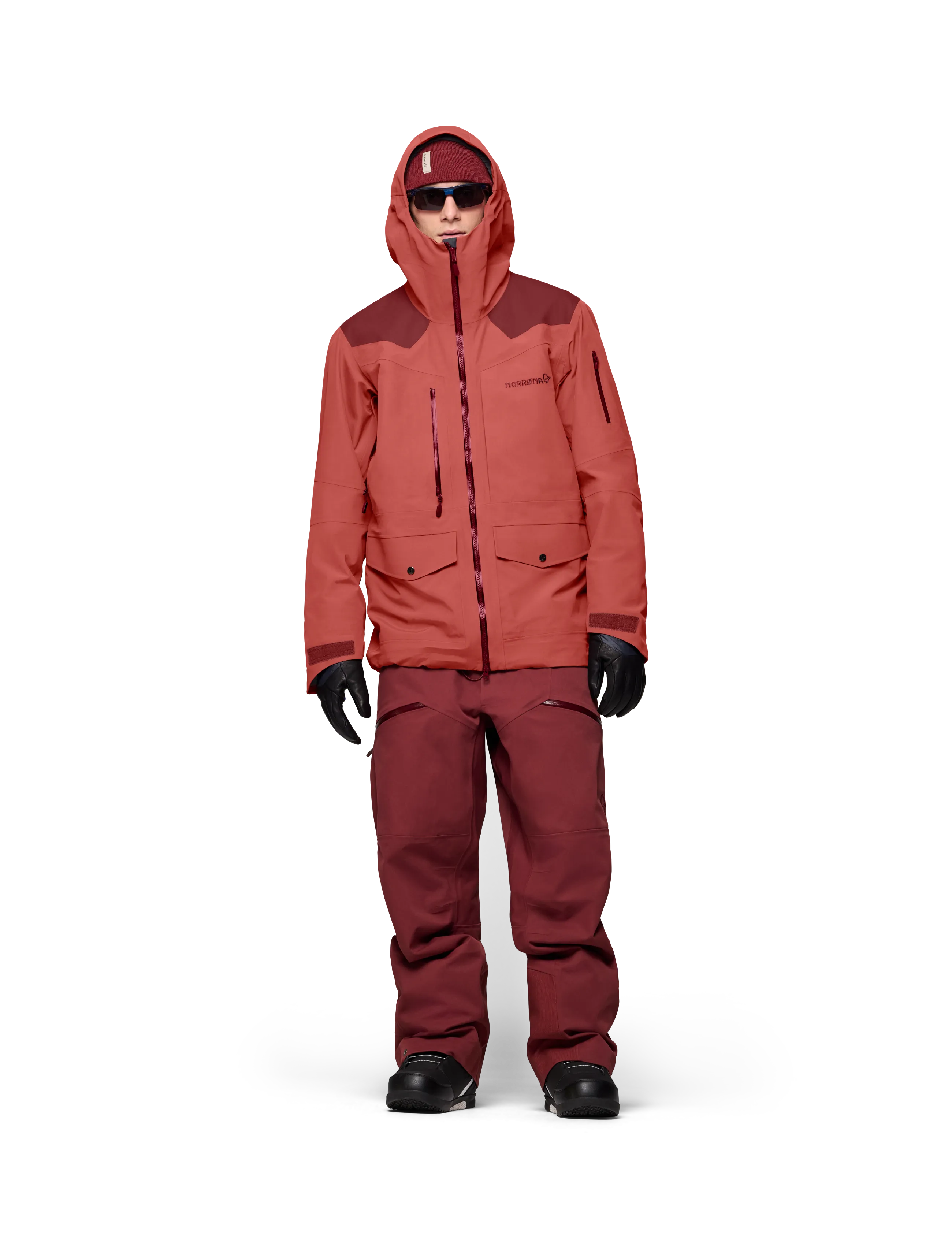 Norrøna - tamok dri3 Jacket M's - cowhide/port - 0