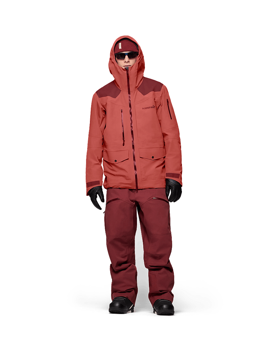 Norrøna - tamok dri3 Jacket M's - cowhide/port - 0