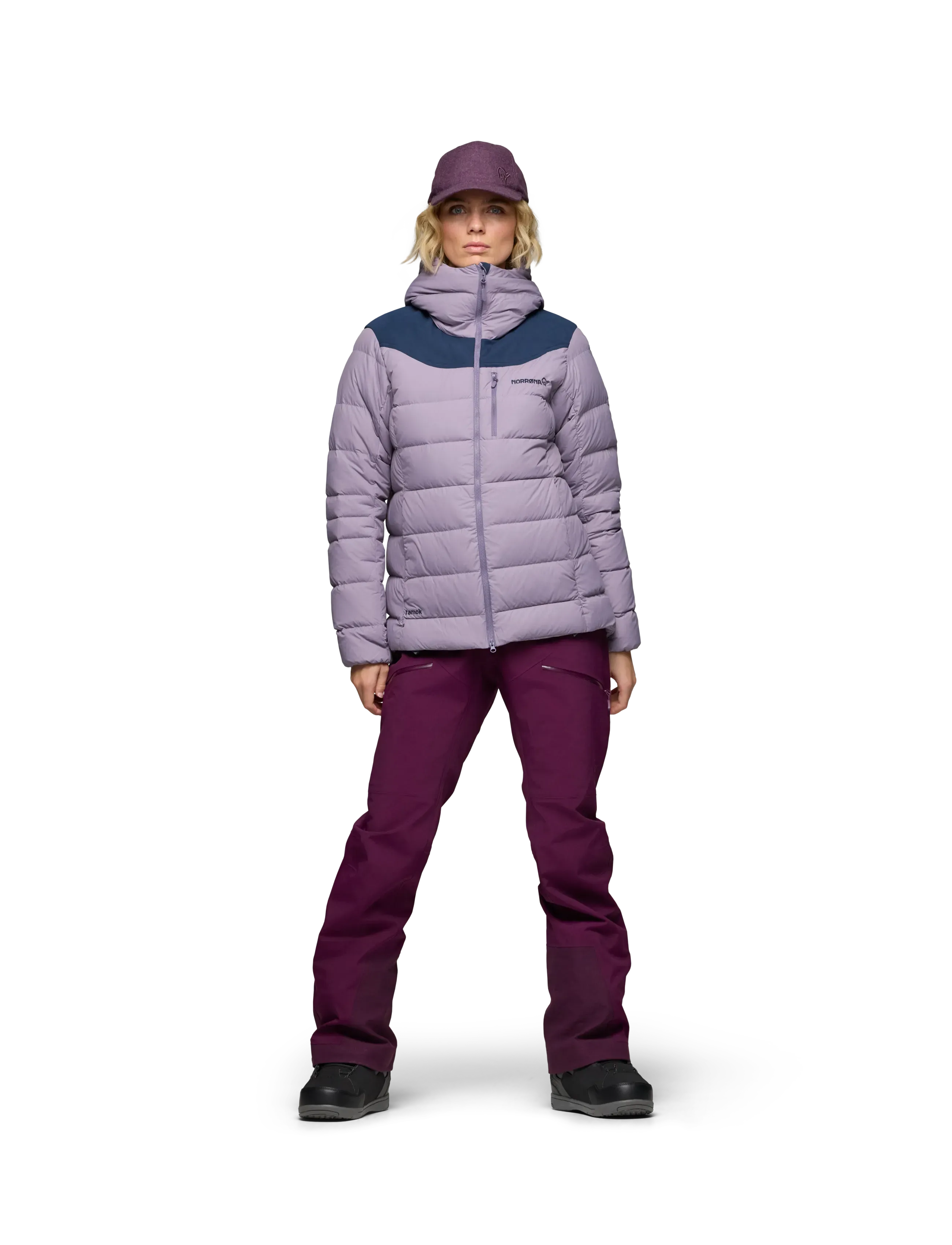 Norrøna Tamok Down750 Jacket W's, XS, Purple, Jakker > Vatteret Jakke, Dame