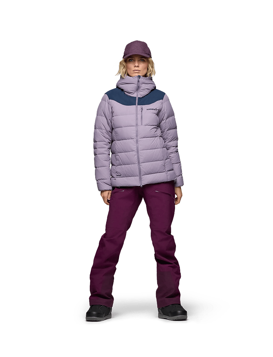 Norrøna - tamok down750 Jacket W's - talvitakit - purple sage - 0