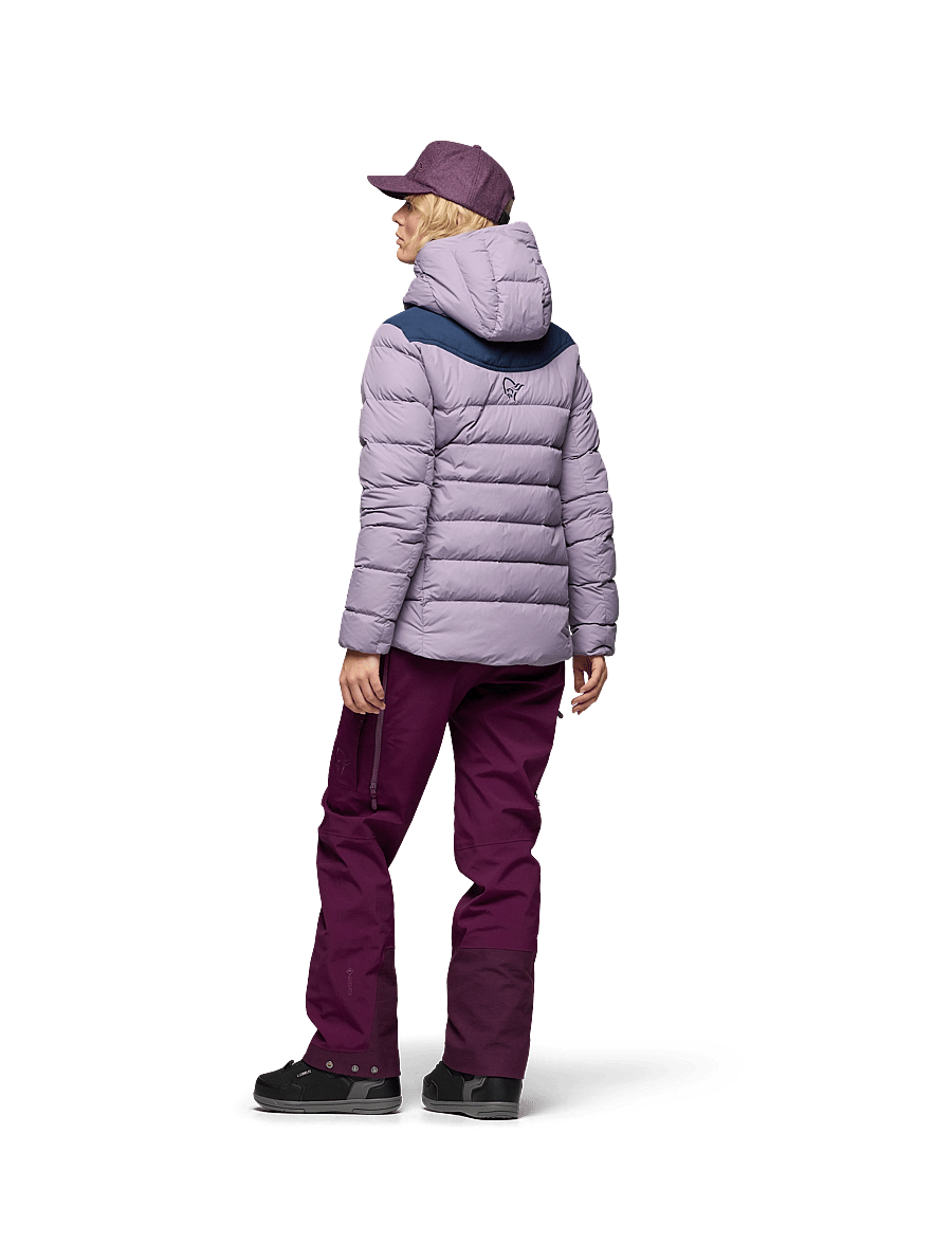 Norrøna - tamok down750 Jacket W's - talvitakit - purple sage - 3