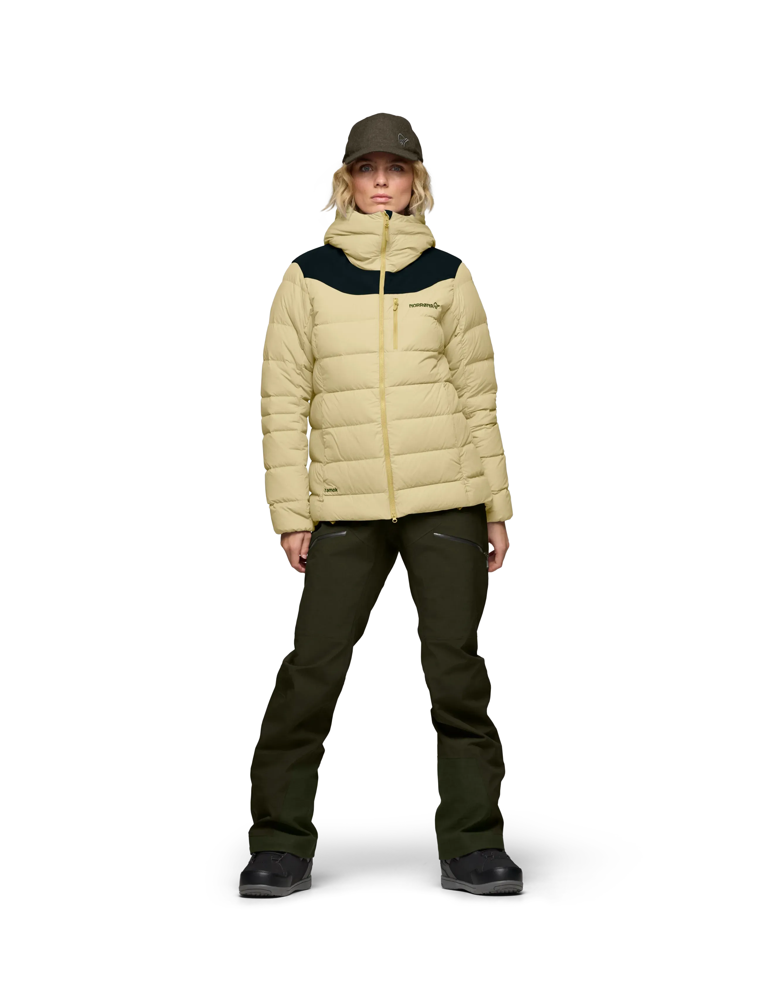 Norrøna Tamok Down750 Jacket W's, M, Green, Jakker > Vatteret Jakke, Dame