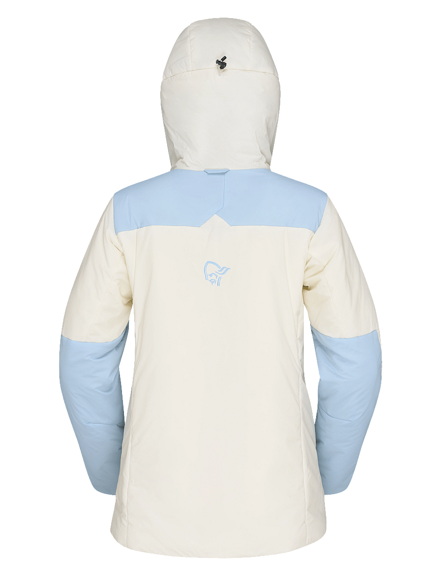 Norrøna - tamok thermo80 Zip Hood W's - ski-kleidung - whisper white/cashmere blue - 2