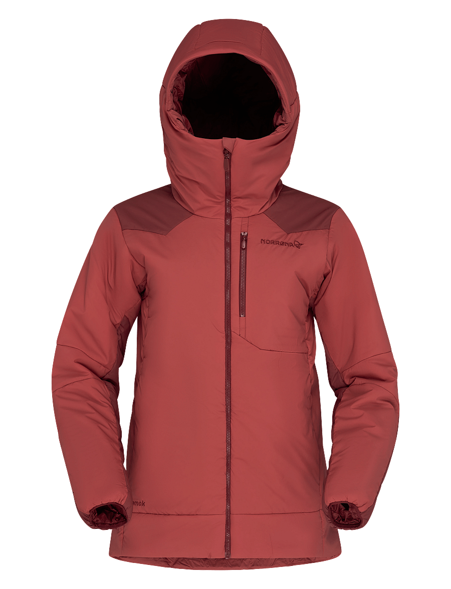 Norrøna - tamok thermo80 Zip Hood W's - ski-kleidung - cowhide/port - 1